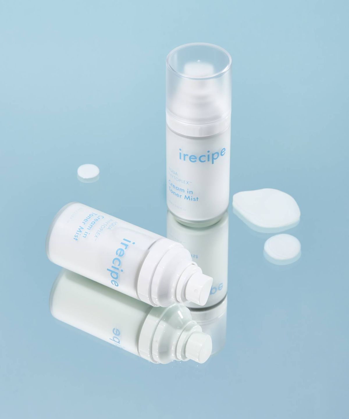 아이레시피(IRECIPE) 안개분사 아쿠아피토플렉스 크림 인 토너 무향 오일 미스트 60ml X 2개 + 리필60ml