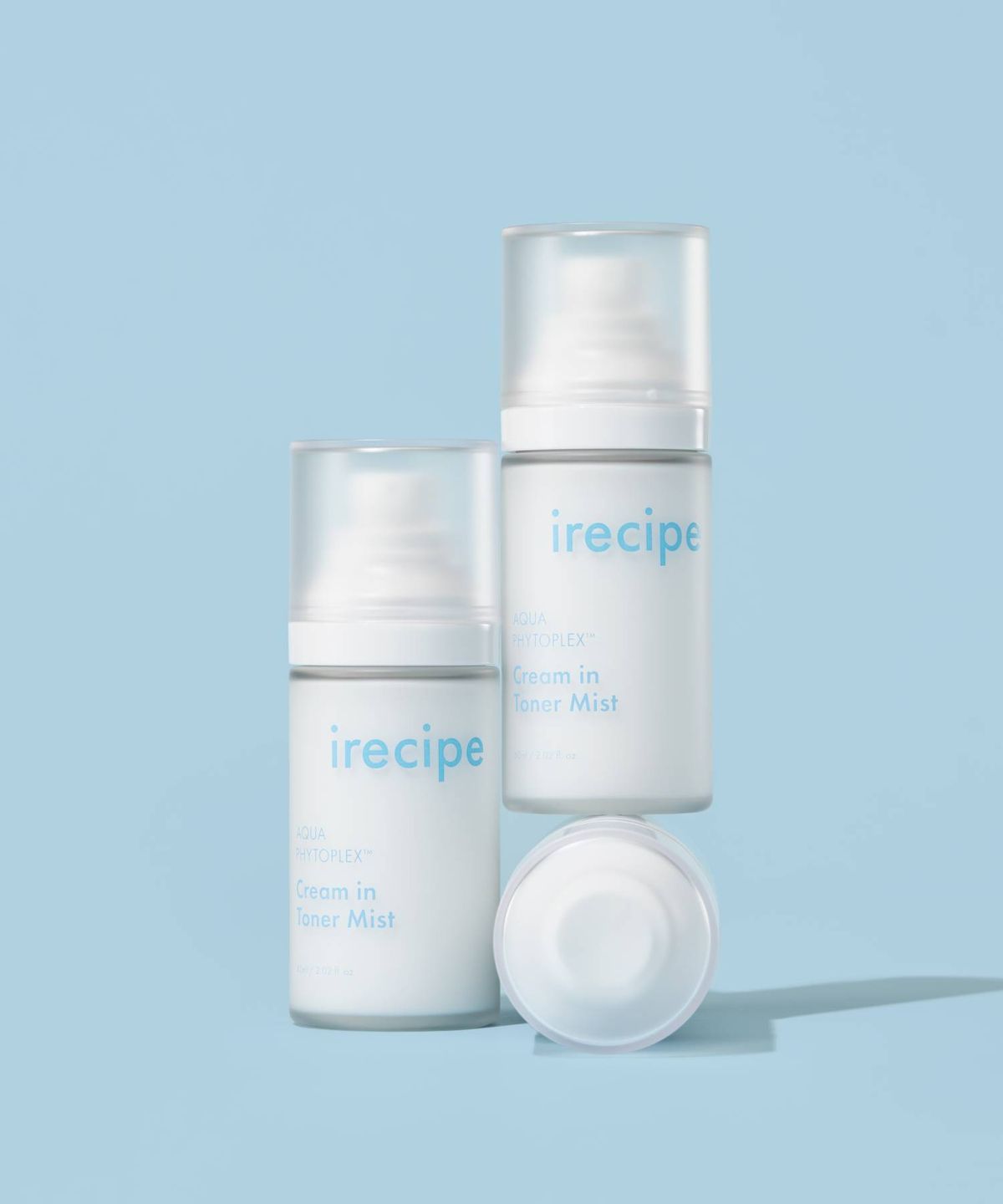 아이레시피(IRECIPE) 안개분사 아쿠아피토플렉스 크림 인 토너 무향 오일 미스트 60ml X 2개 + 리필60ml