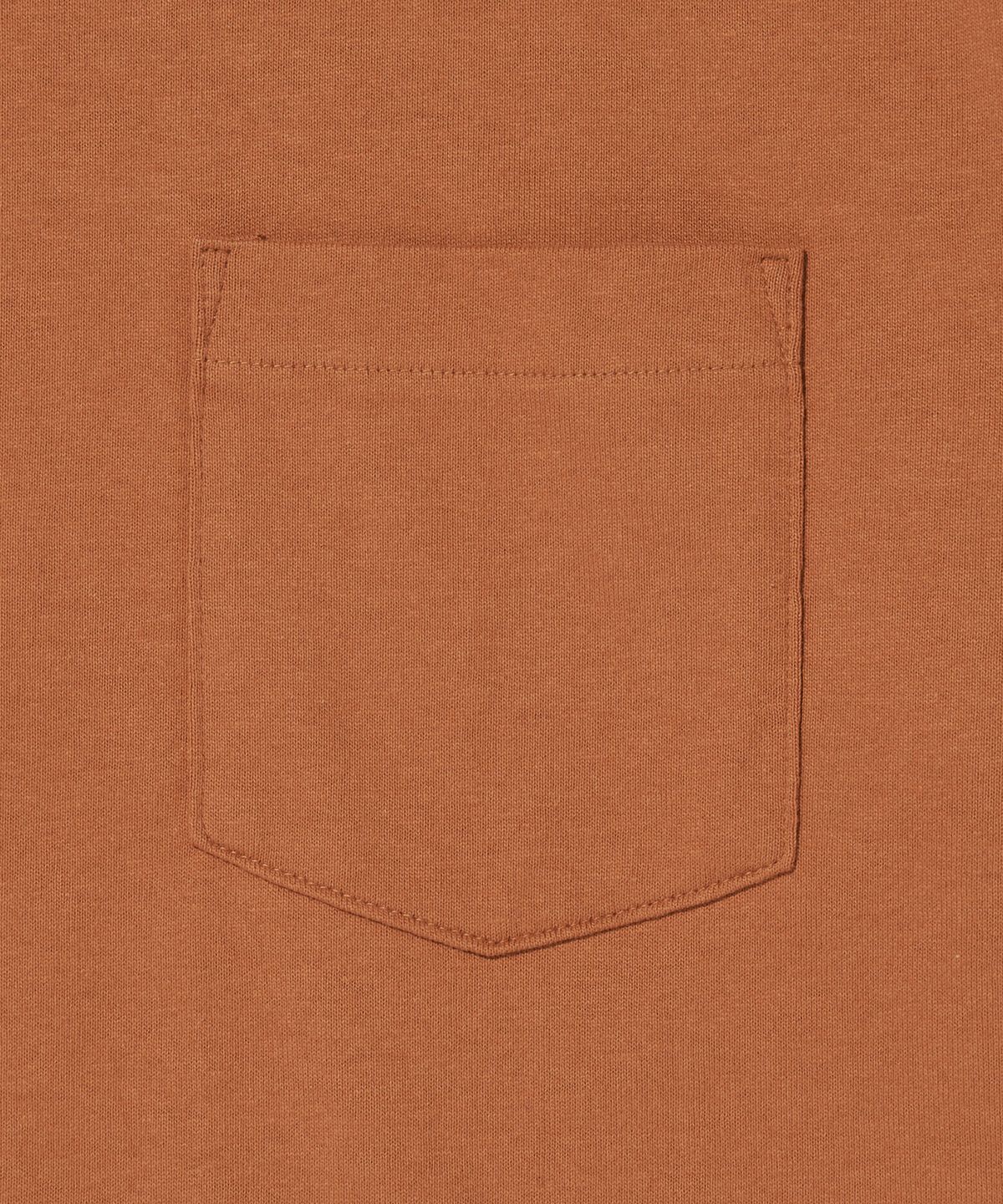 챔피온(CHAMPION) 베이직 포켓 반팔 티셔츠 Normal Orange
