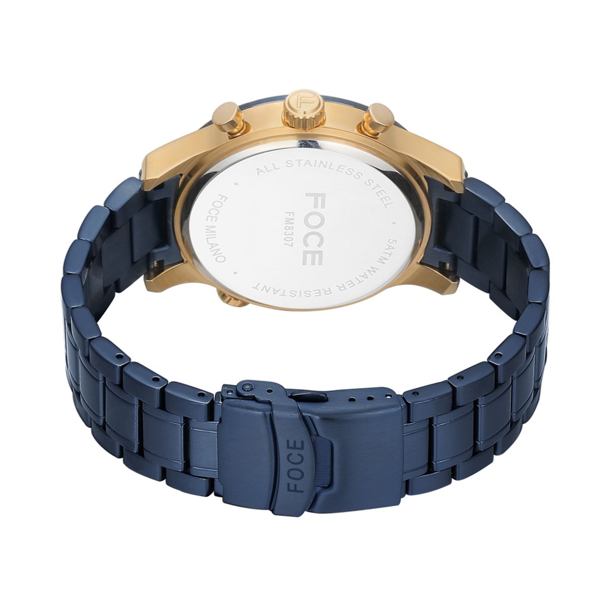 포체(FOCE) 46mm 남성 멀티펑션 메탈시계 FM8307BU