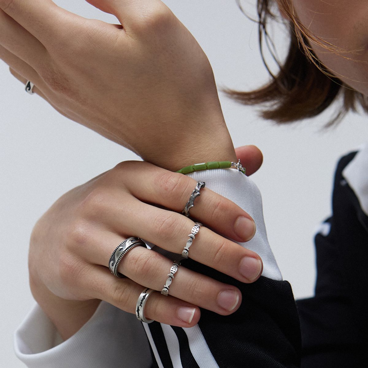 하카블랙스(HAKKABLACKS) Various Fish Ring