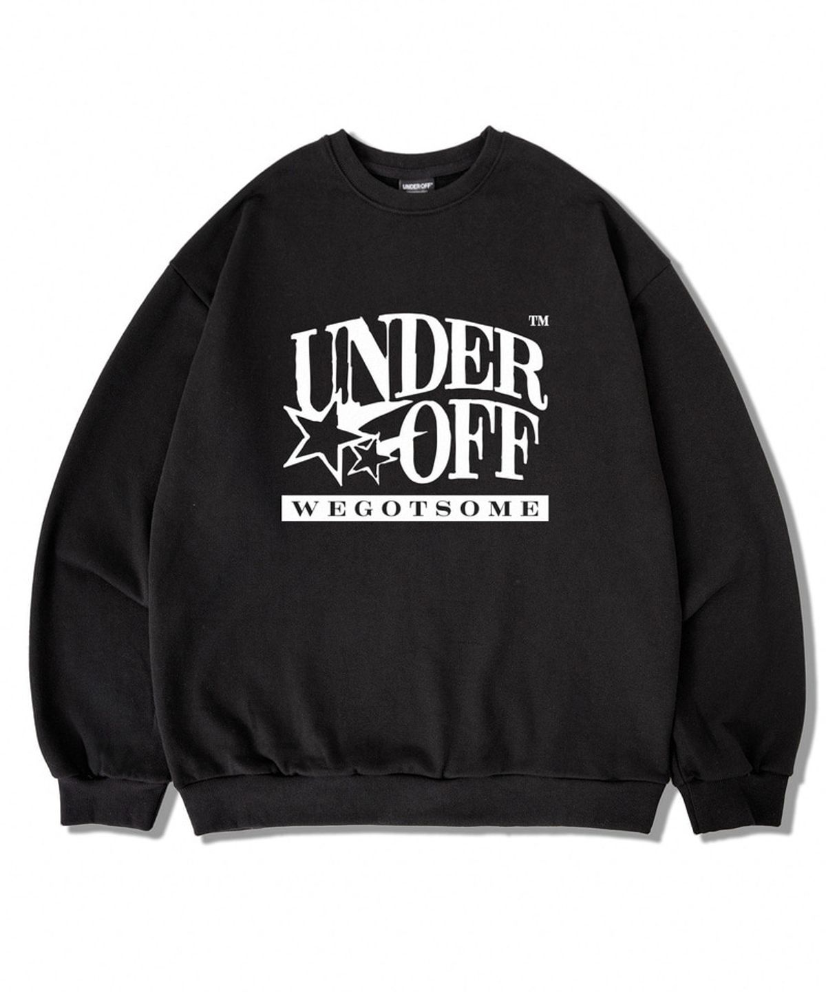 언더오프(UNDEROFF) 어센틱 릴렉스드 맨투맨 투스타 스웨트 네이비
