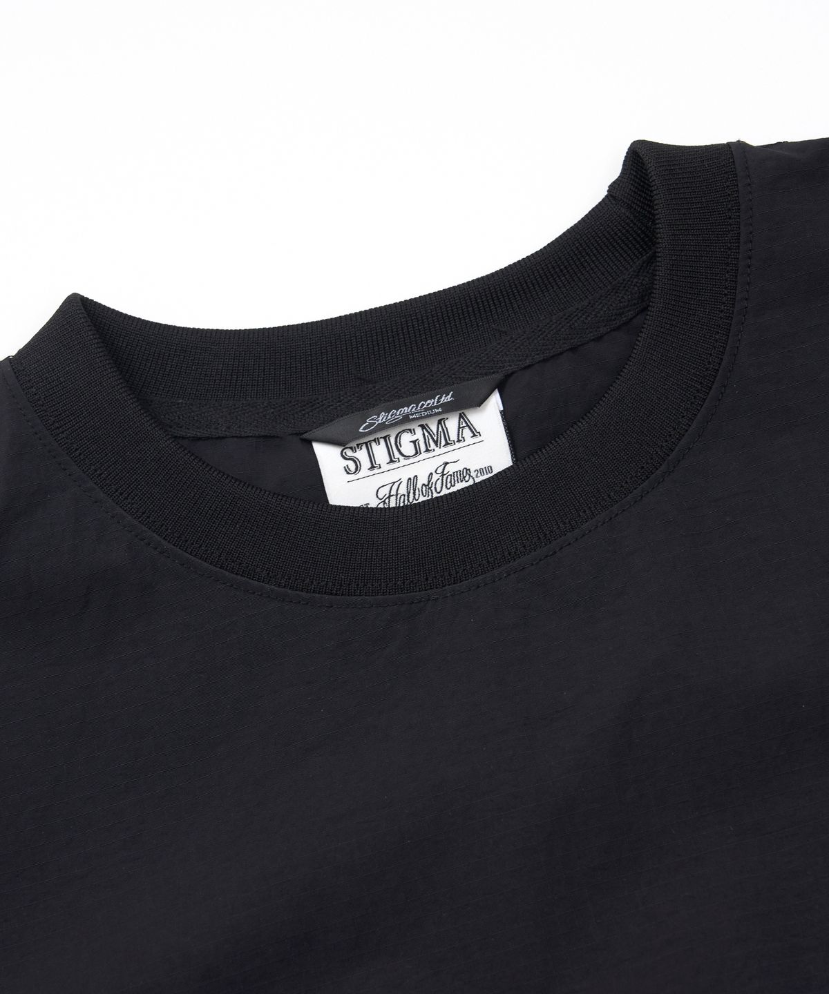 스티그마(STIGMA) Wind Breaker Oversized Crewneck Black