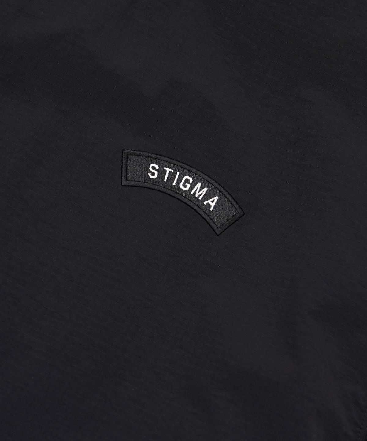 스티그마(STIGMA) Wind Breaker Oversized Crewneck Black