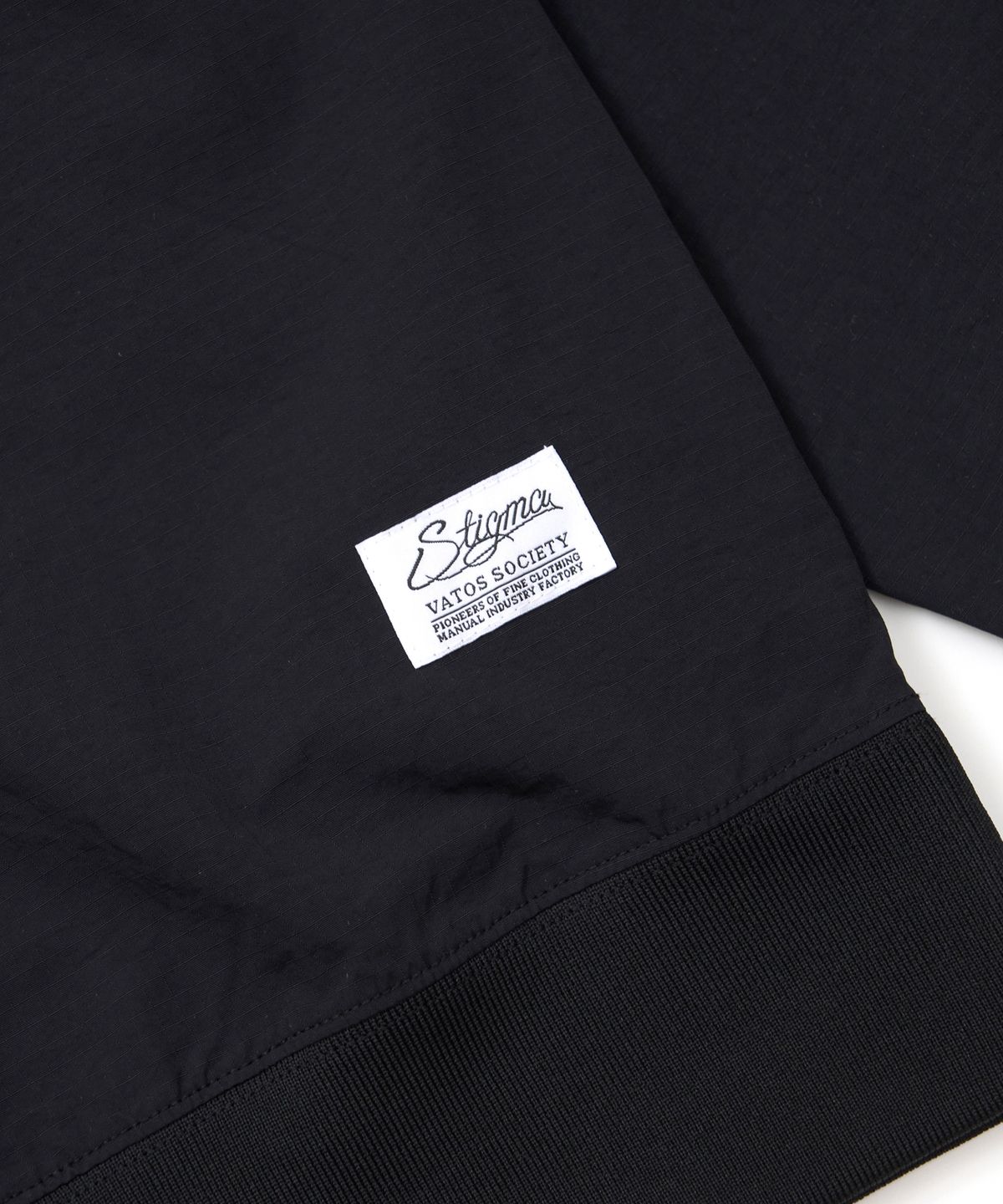 스티그마(STIGMA) Wind Breaker Oversized Crewneck Black
