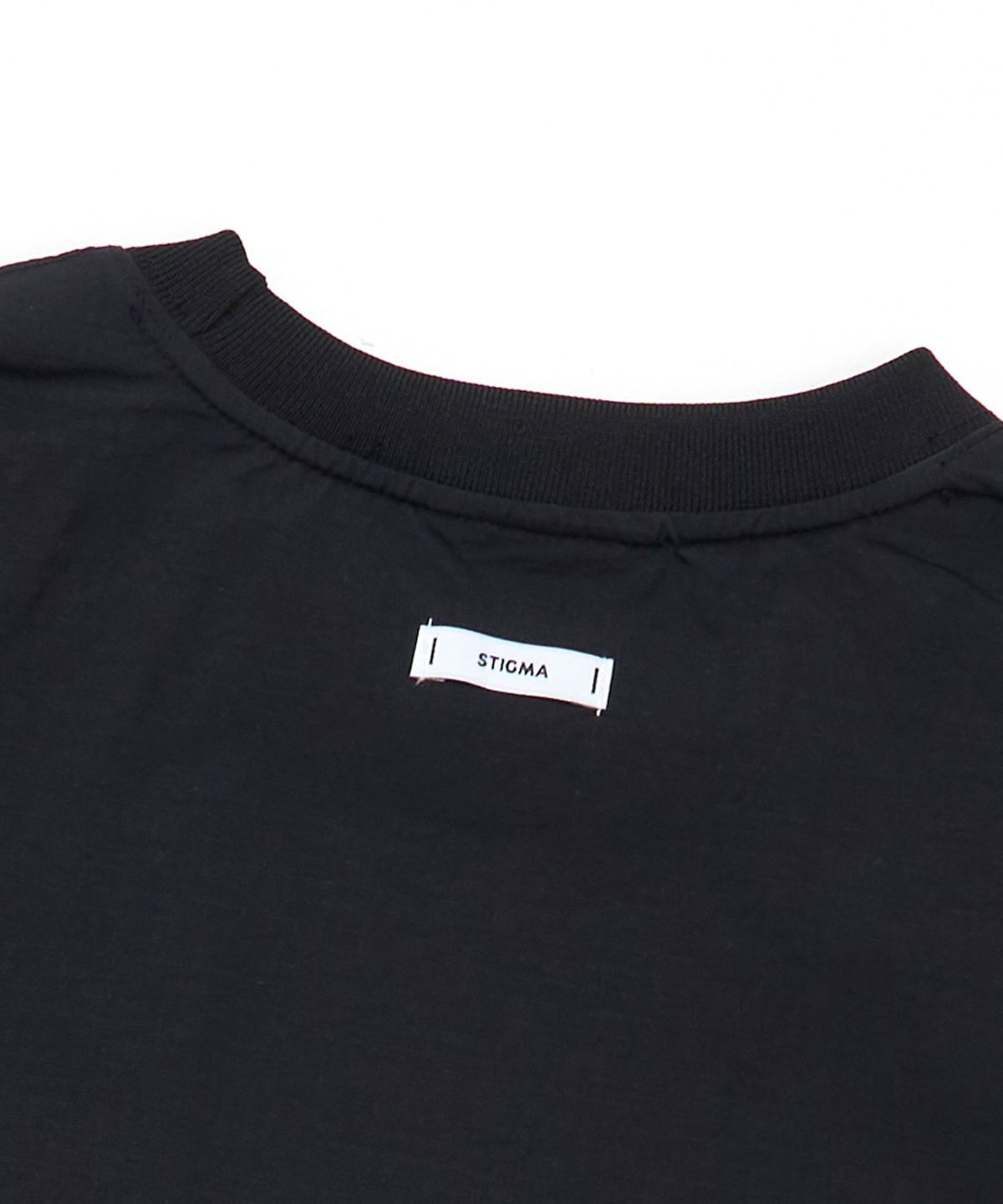 스티그마(STIGMA) Wind Breaker Oversized Crewneck Black