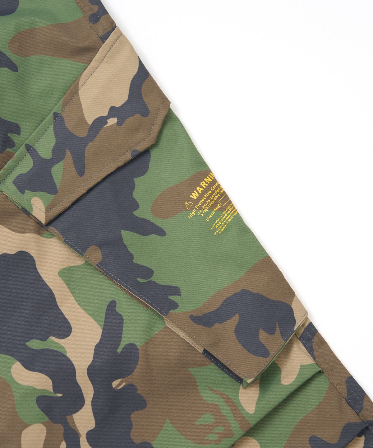 스티그마(STIGMA) Cargo Twill Wide Jogger Pants Camouflage
