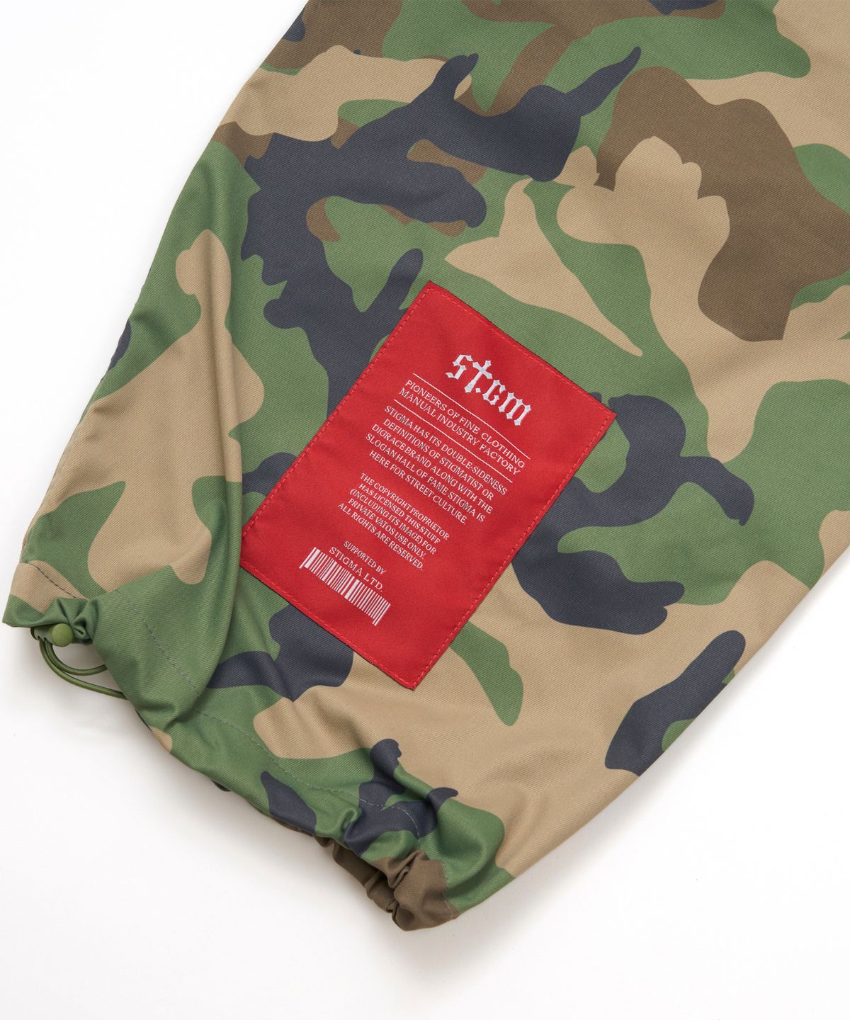 스티그마(STIGMA) Cargo Twill Wide Jogger Pants Camouflage