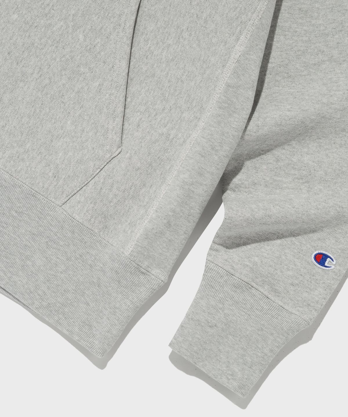 챔피온(CHAMPION) 리버스위브 115 블루택 루즈핏 후드 티셔츠 Normal Grey