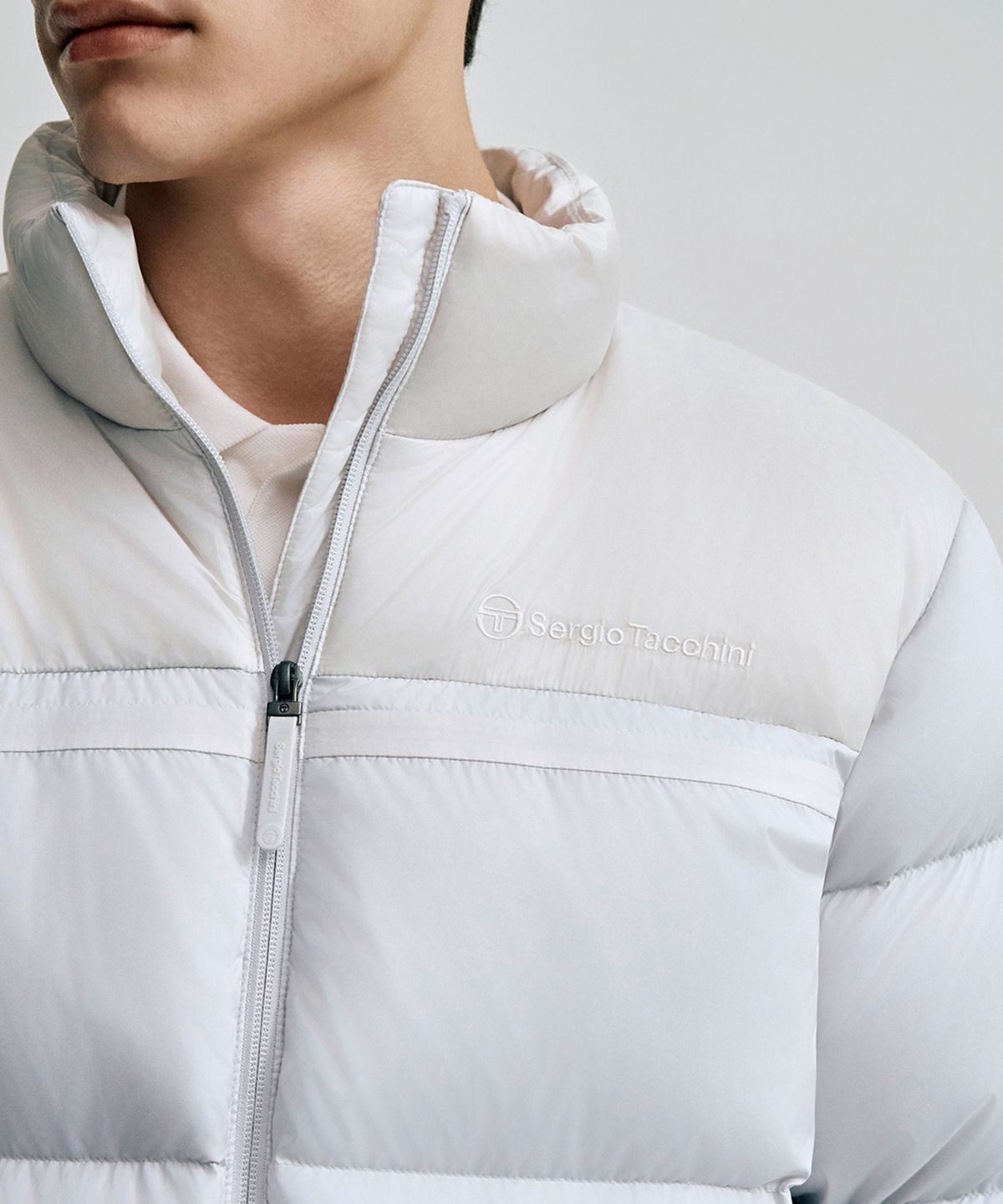 세르지오 타키니(SERGIO TACCHINI) M 고트 다마린도 숏 다운점퍼 (L.Grey)