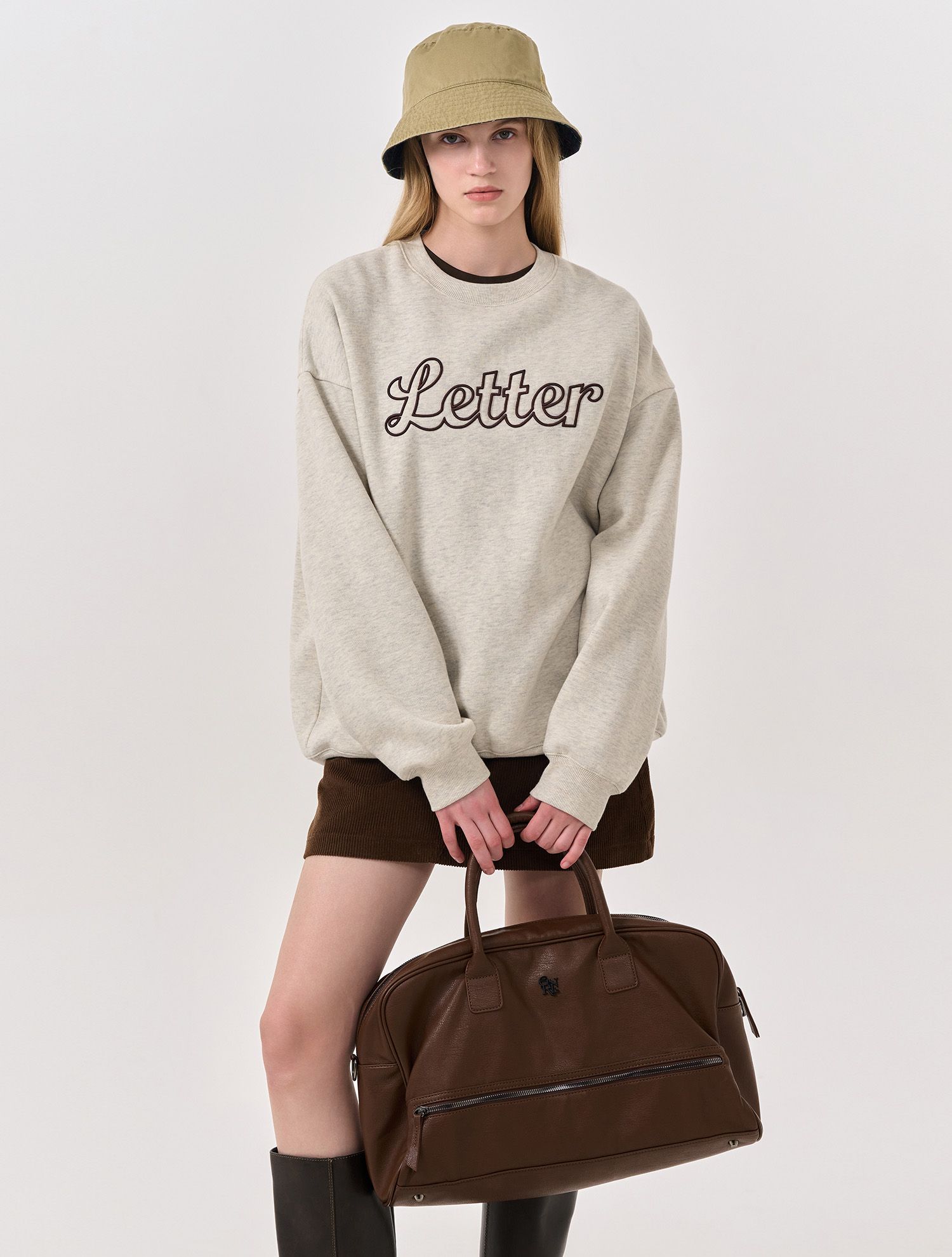 MUSINSA公式 | GENERAL IDEA UNISEX Eco Leather Boston Bag