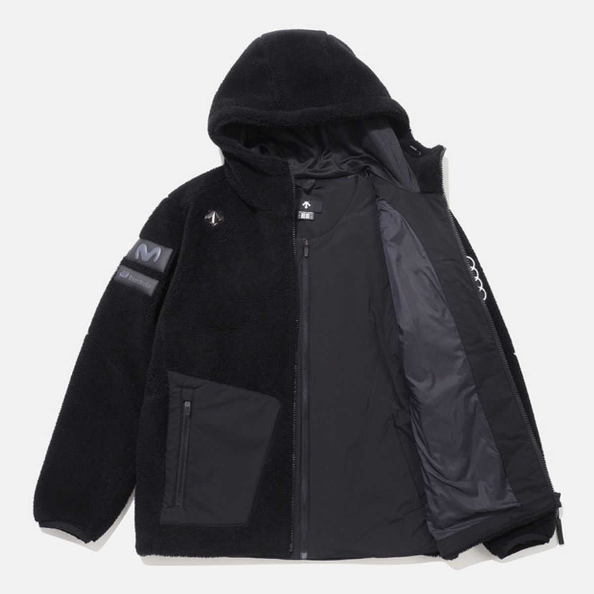 데상트(DESCENTE) [SPAIN SKI] 울트라 플리스 2 IN 1 자켓 블랙(SP421SKTO2)