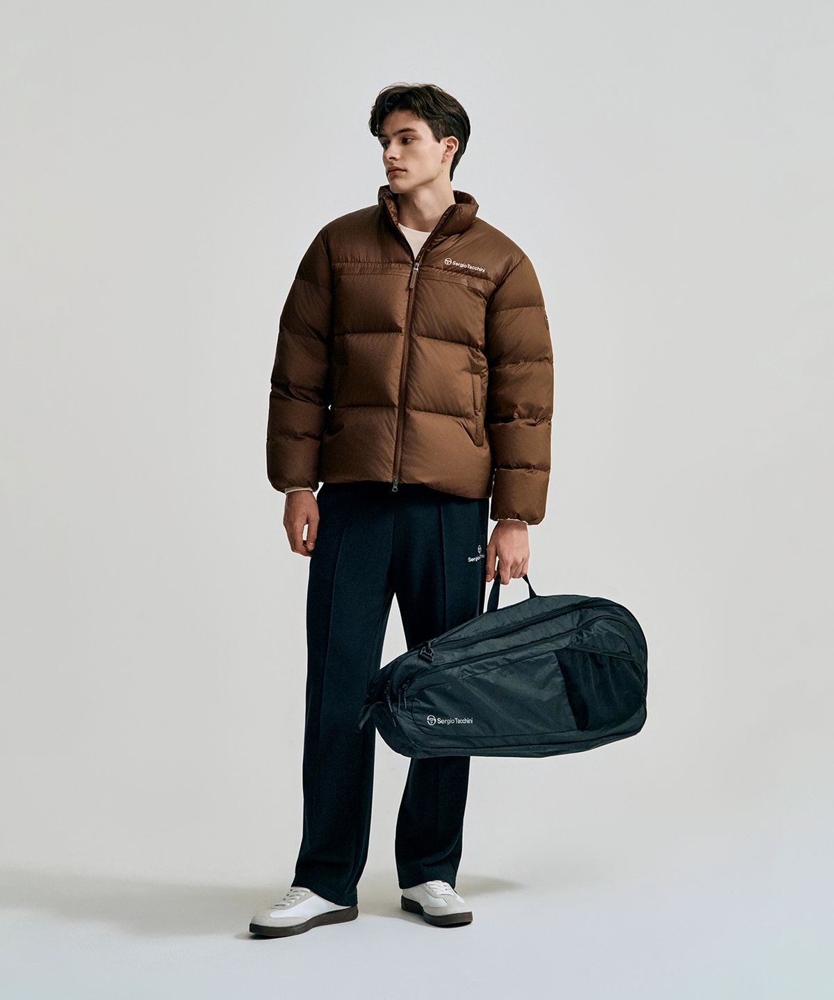 세르지오 타키니(SERGIO TACCHINI) M 쿠쉬웜 숏 다운점퍼 (D.Brown)