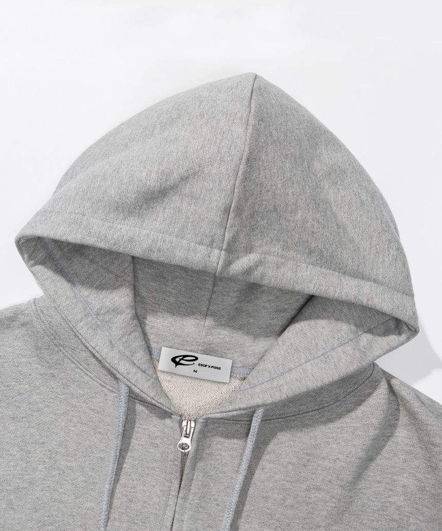 MUSINSA公式 | PAGESIISII Basic Big Logo Print Two Way Hoodie