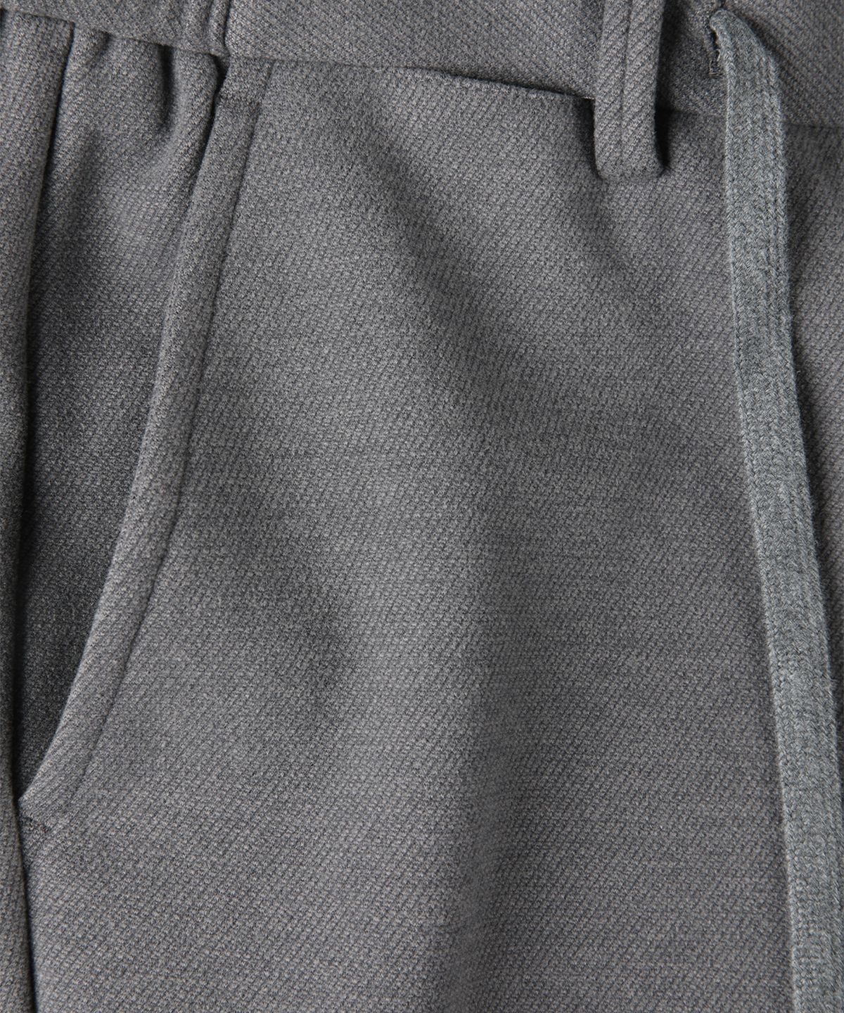 빠니깔레(PANICALE) 그레이 텐셀 드로우스트링 슬랙스