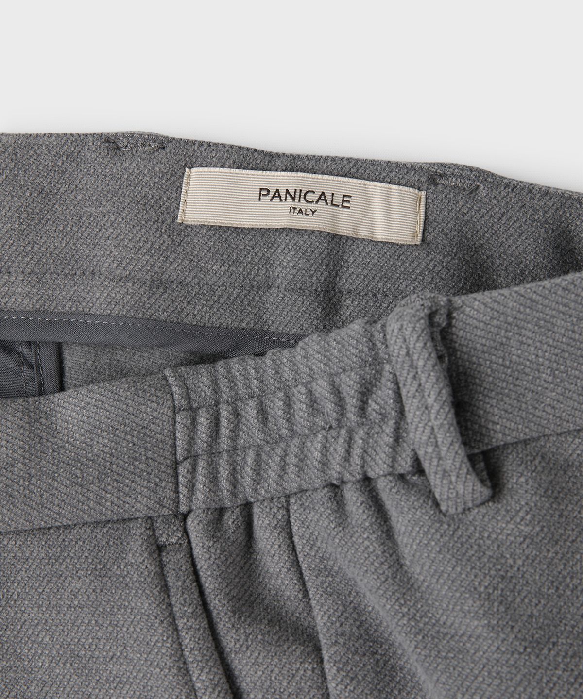 빠니깔레(PANICALE) 그레이 텐셀 드로우스트링 슬랙스