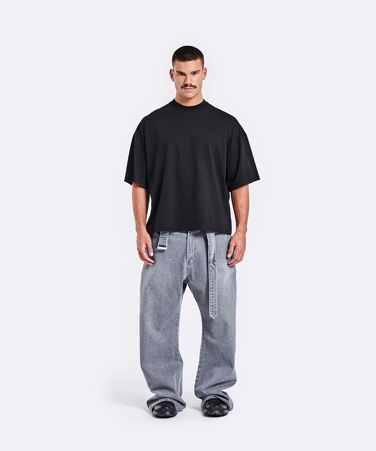51퍼센트(51PERCENT) Oversized T-shirt - Black