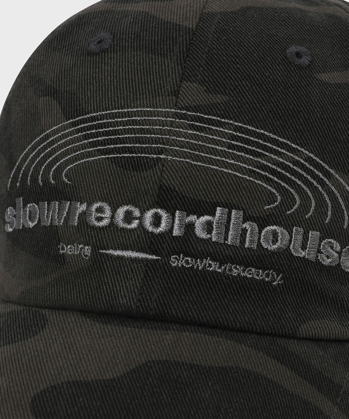 슬로우 레코드 하우스(SLOW RECORD HOUSE) SRH 레코드 볼캡_카모