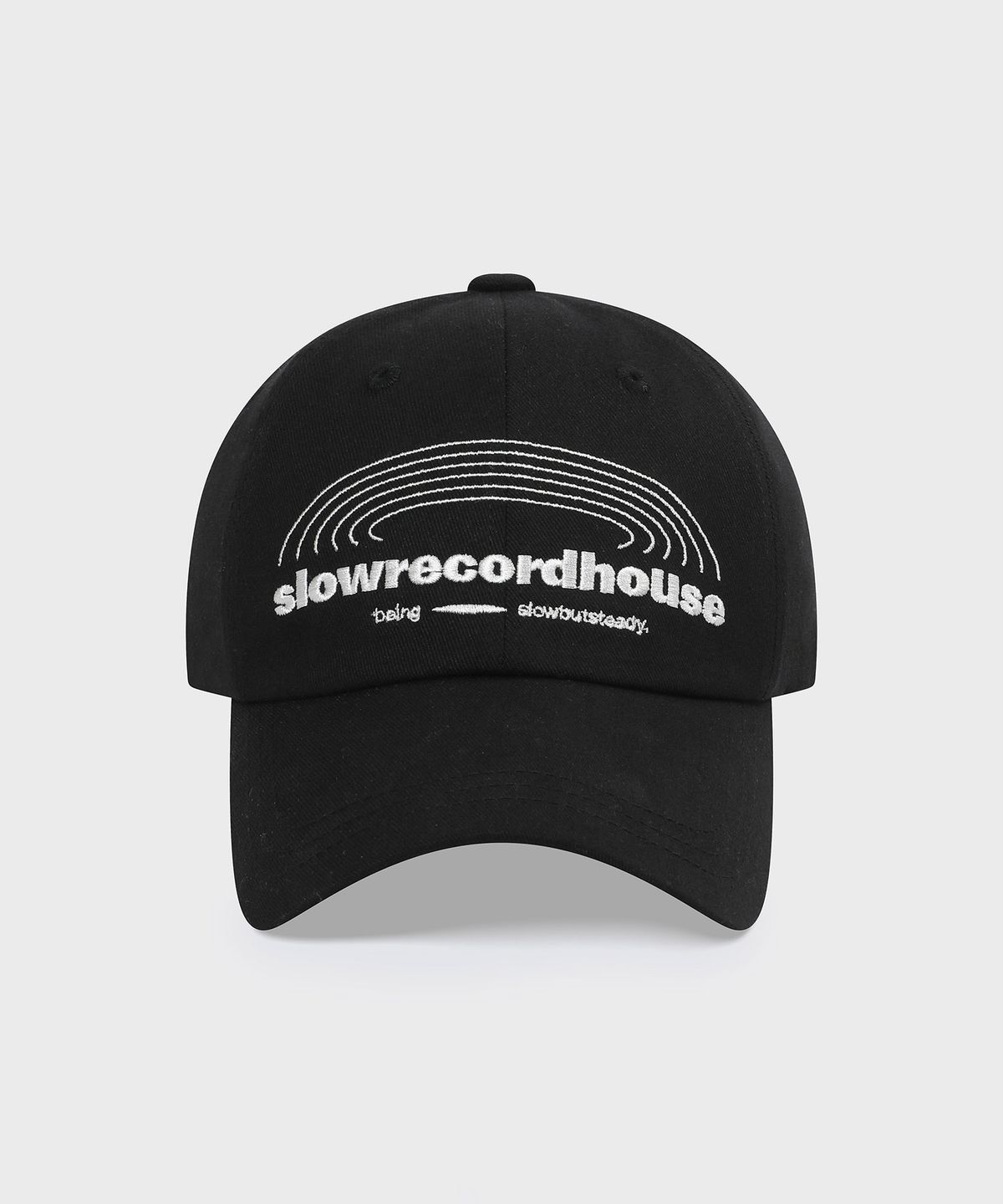 슬로우 레코드 하우스(SLOW RECORD HOUSE) SRH 레코드 볼캡_블랙