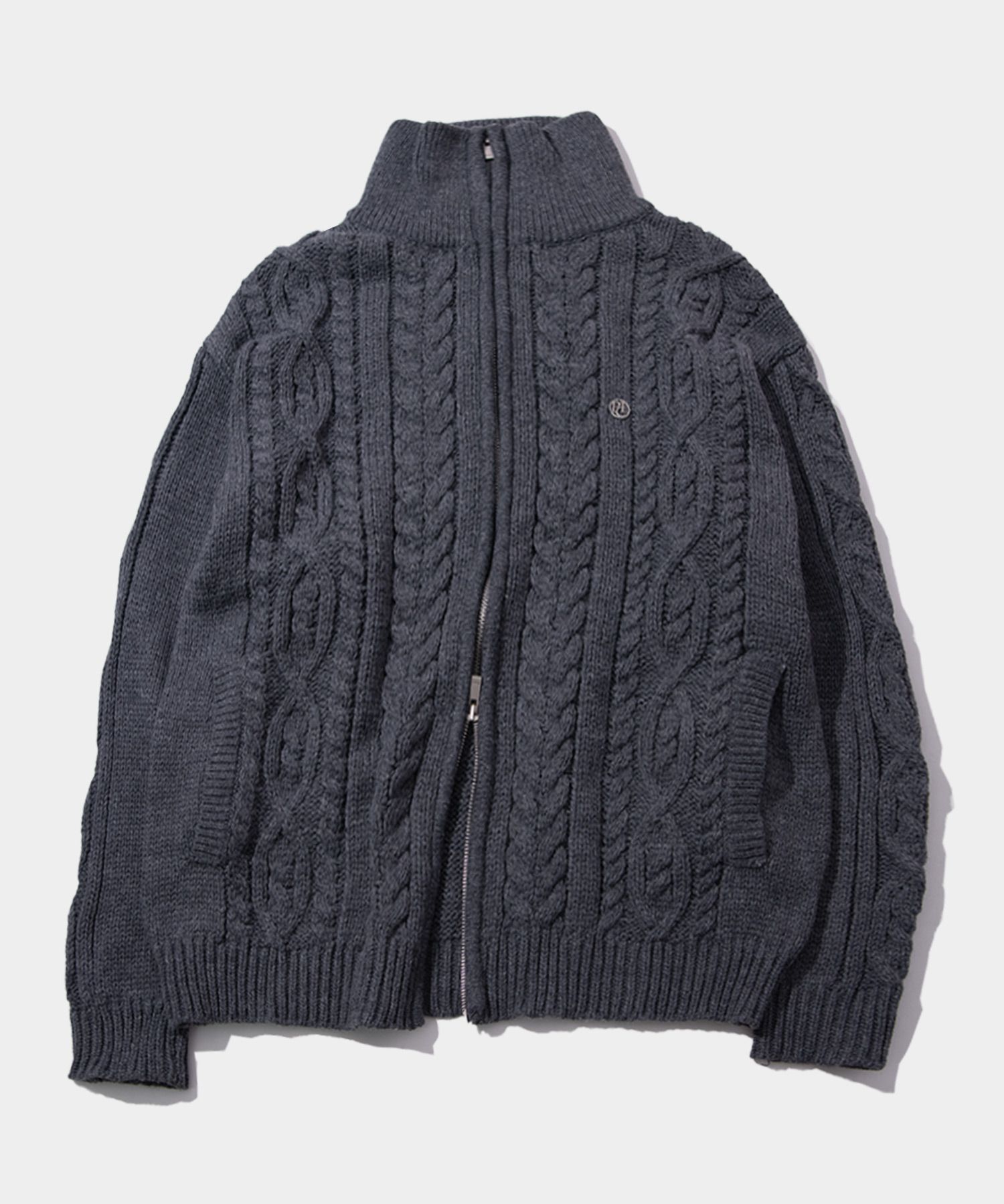 MUSINSA公式 | PLACE STUDIO High neck overfit two-way cable