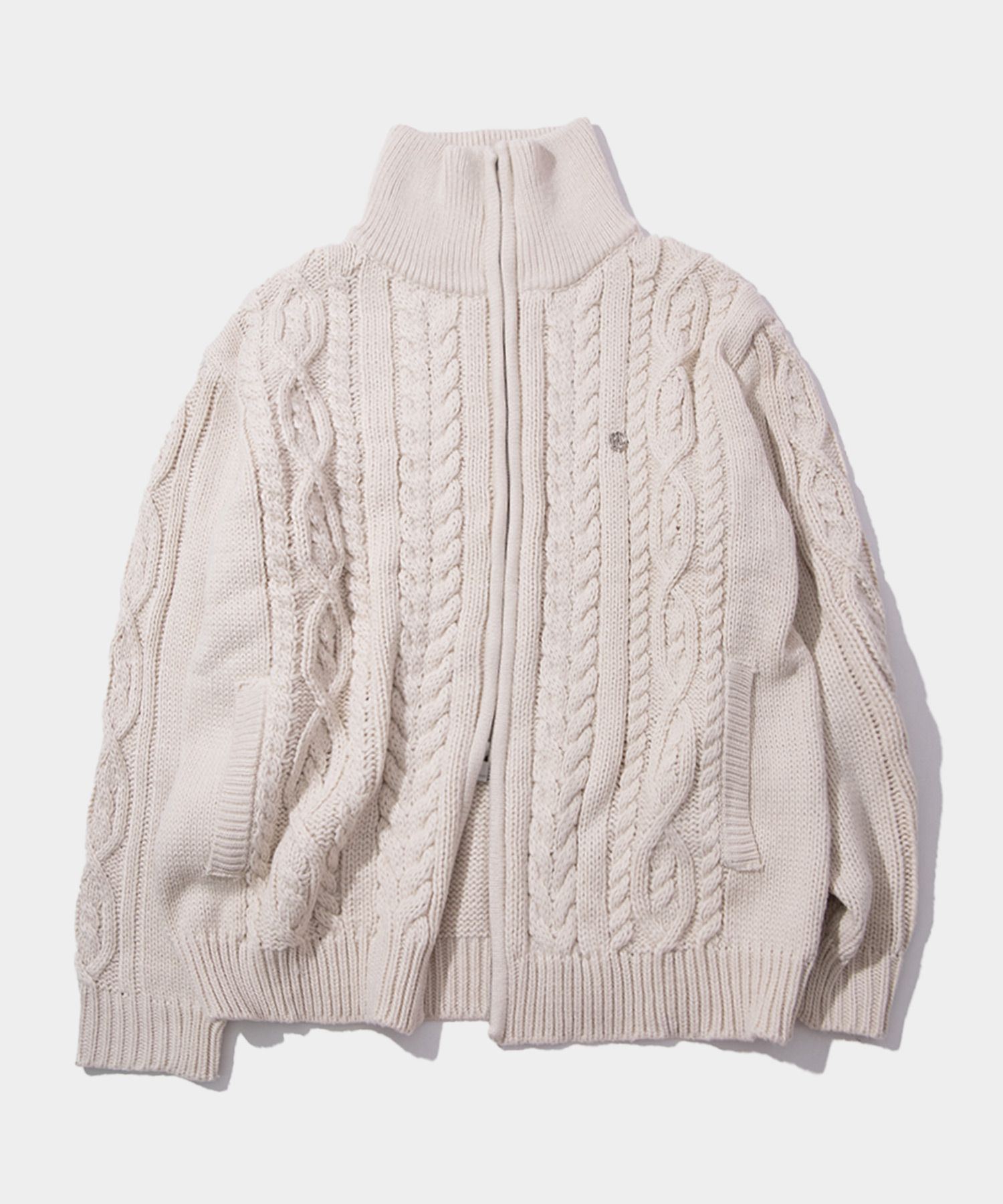 MUSINSA公式 | PLACE STUDIO High neck overfit two-way cable