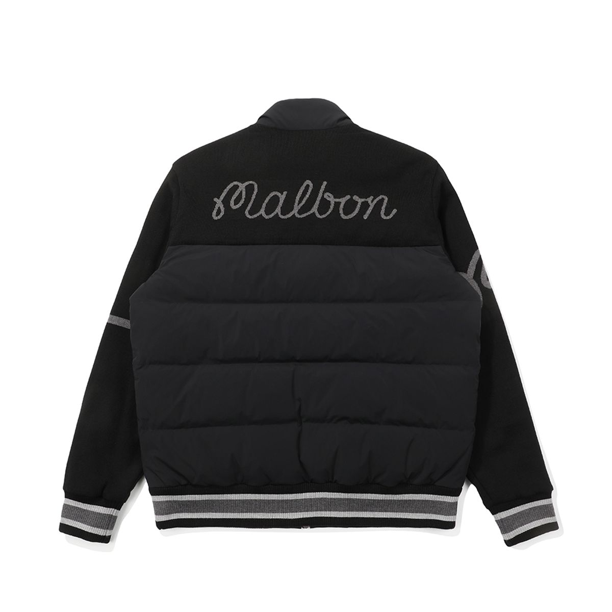 말본 골프(MALBON GOLF) 니트 하이브리드 스윙 다운자켓 BLACK (MAN)