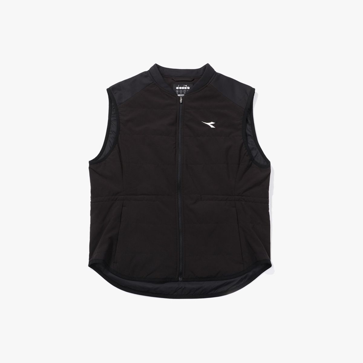 디아도라(diadora) 테니크 경량패딩 베스트 우먼 BLACK