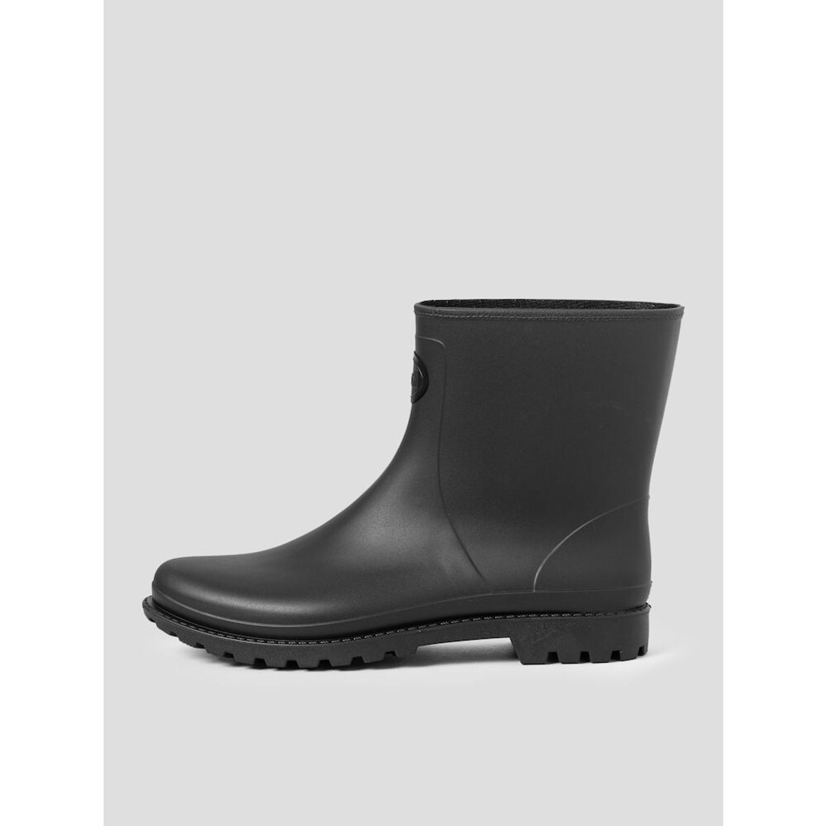 숄(SCHOLL) (WOMEN) 숏 레인부츠  블랙 (HH49K2T435)
