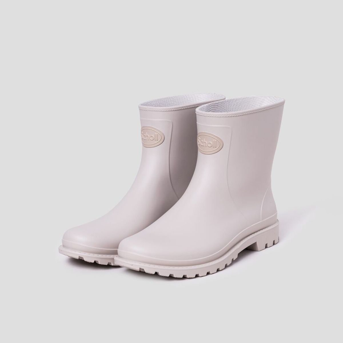 숄(SCHOLL) (WOMEN) 숏 레인부츠  베이지 (HH49K2T43A)