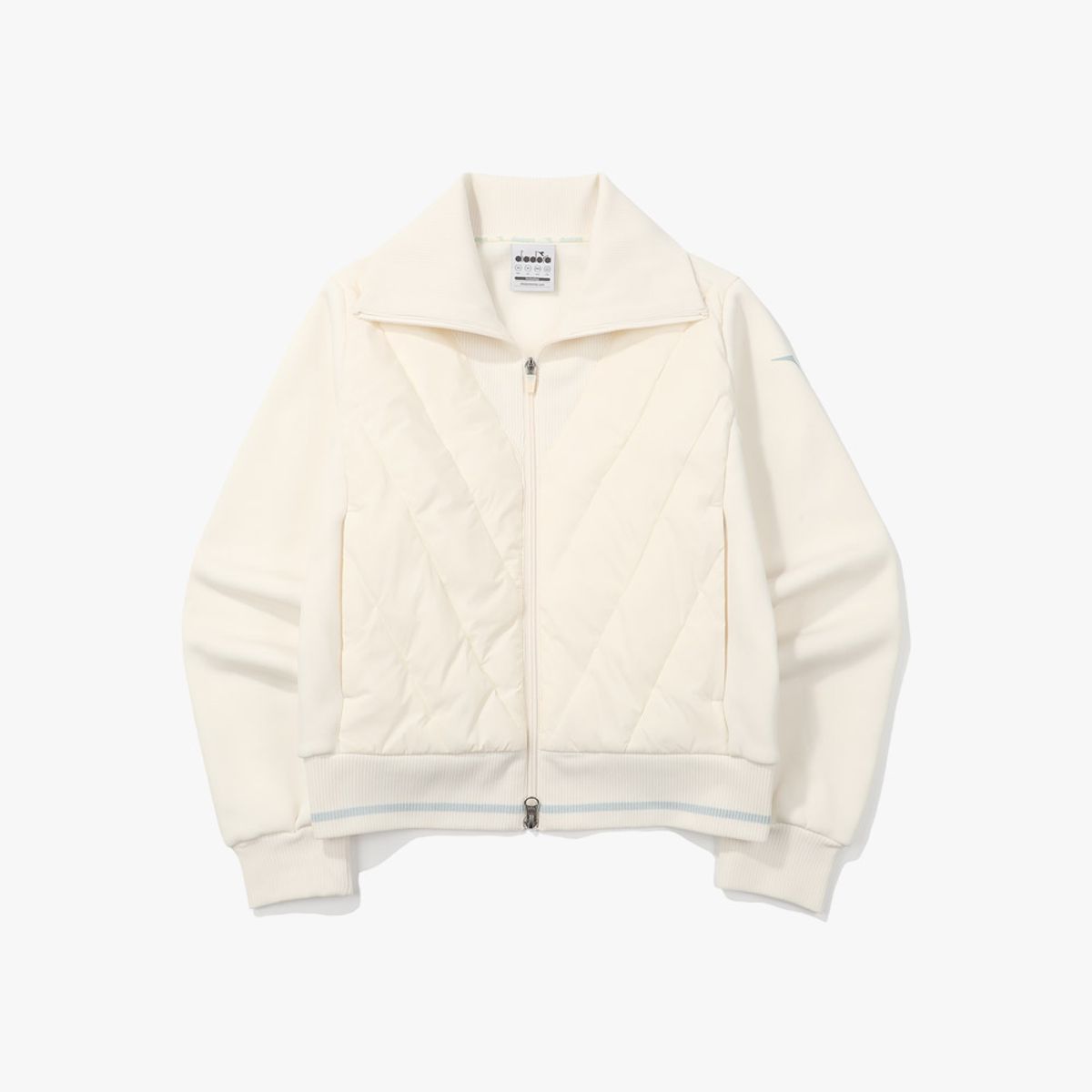 디아도라(diadora) 무브 웜 하이브리드 패딩 자켓 우먼 IVORY