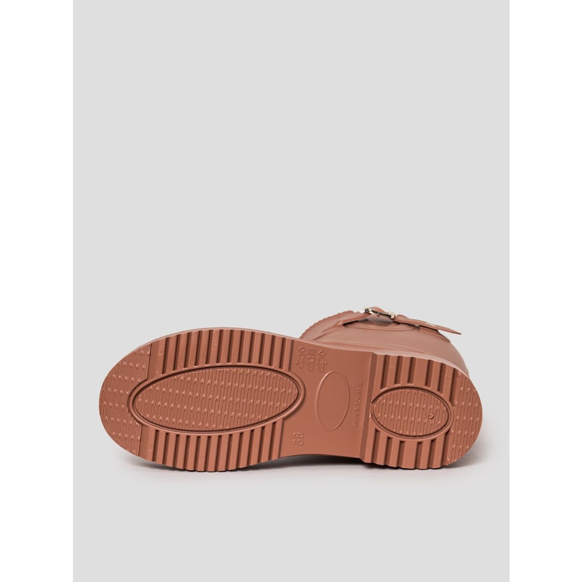 숄(SCHOLL) (WOMEN) 버클 미들 레인부츠  브릭 (HH49K2T41C)