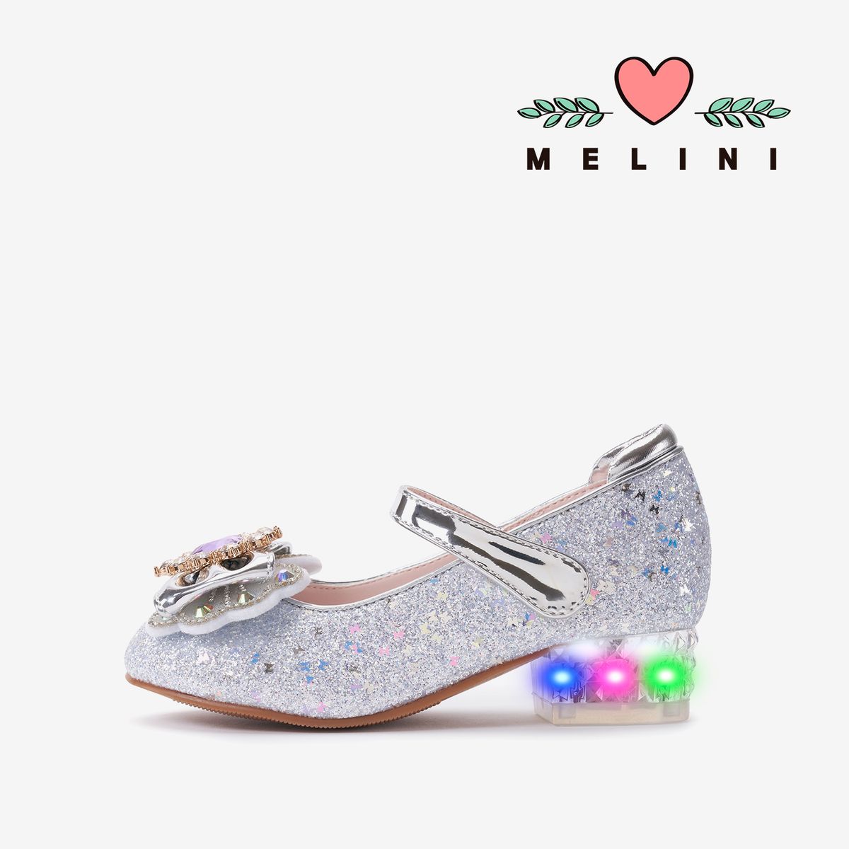 멜리니(MELINI) 여아구두 루이메이-오로라실버
