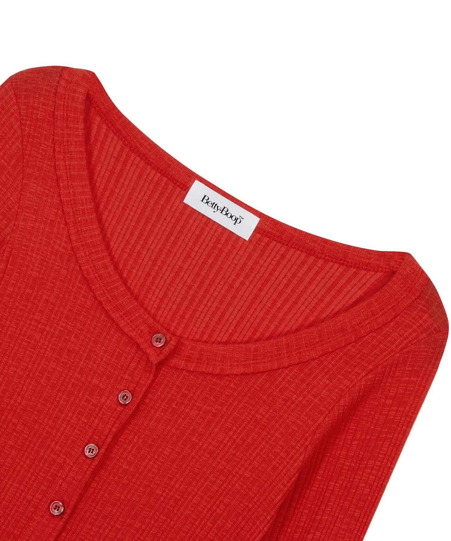 Tシャツ・カットソー ULKIN CANVAS Betty Boop Square Neck Tight Knit Red 2506UCWWK MUSINSA | ULKIN CANVAS Betty Boop Scoop Neck Tight Fit