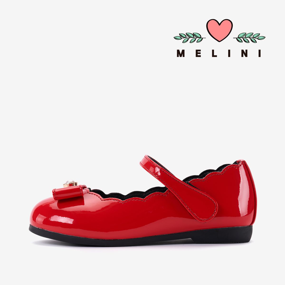 멜리니(MELINI) 여아구두 인디다나-레드