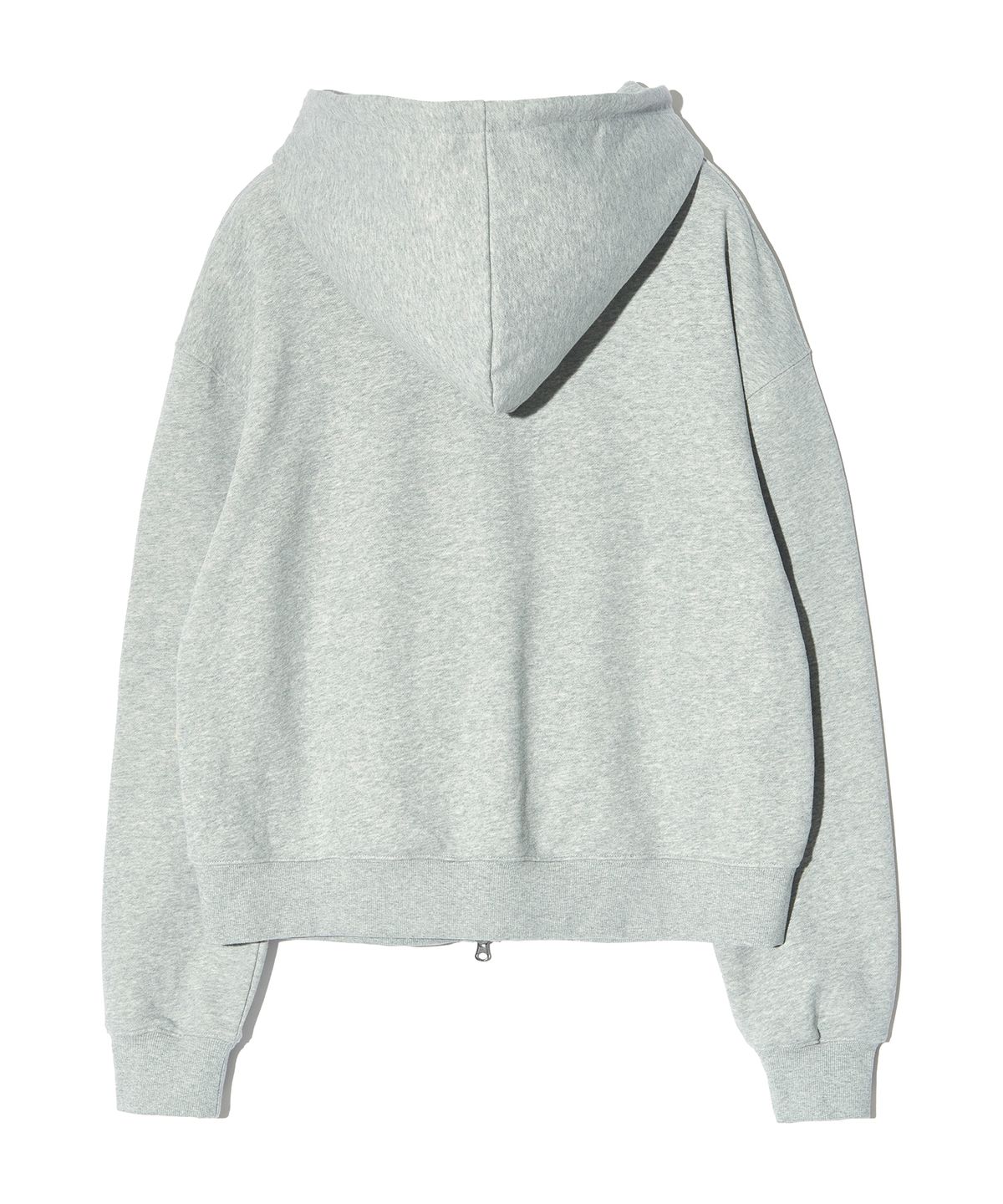 피스메이커(PIECE MAKER) [2TYPE] PCE APPLIQUE ZIP HOODIE (GREY)