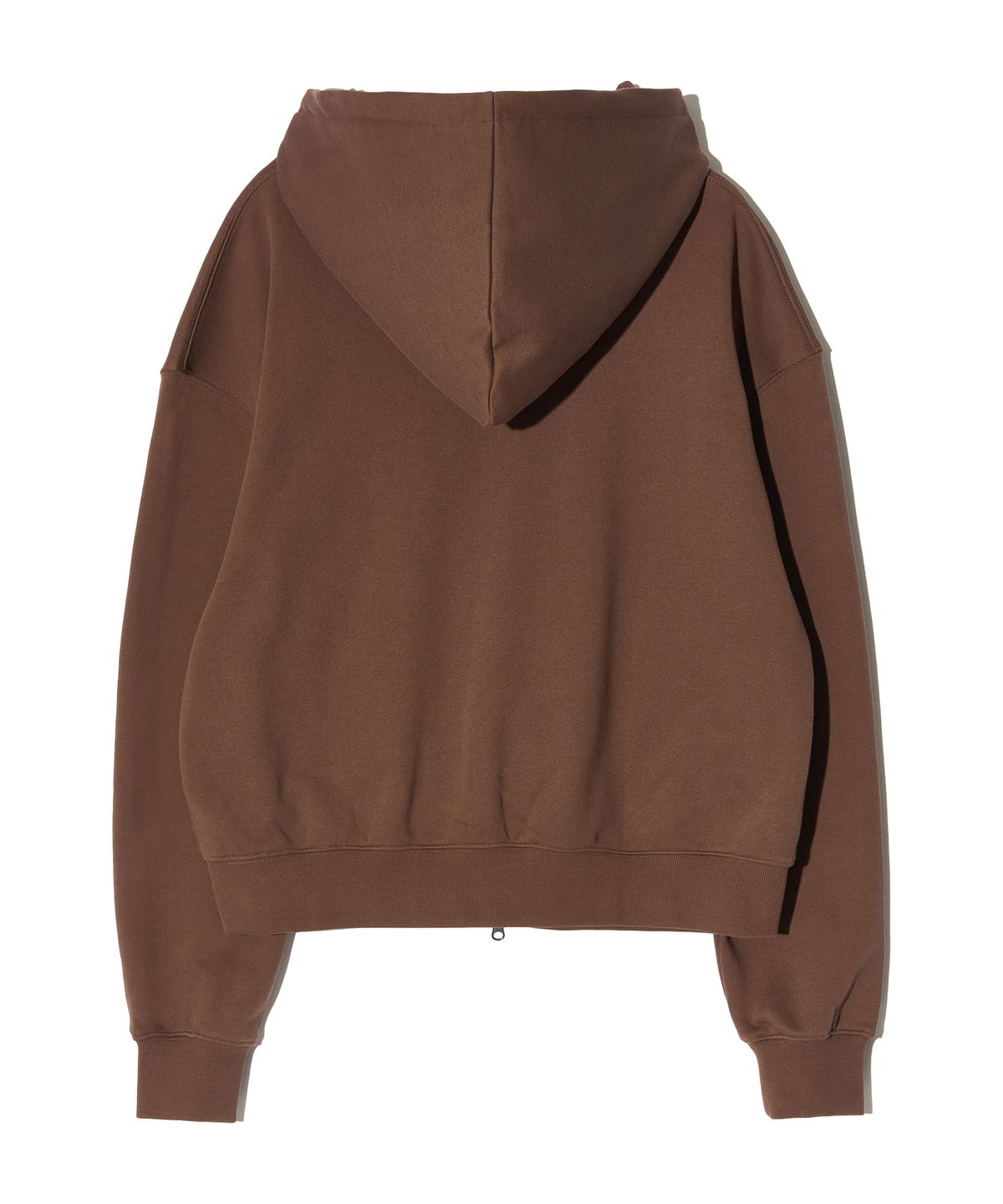 피스메이커(PIECE MAKER) [2TYPE] PCE APPLIQUE ZIP HOODIE (BROWN)