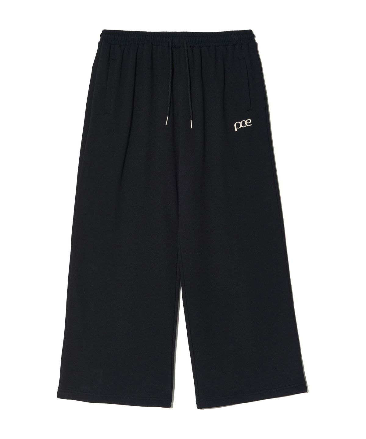 피스메이커(PIECE MAKER) PCE POCKET APPLIQUE SWEAT PANTS (BLACK)