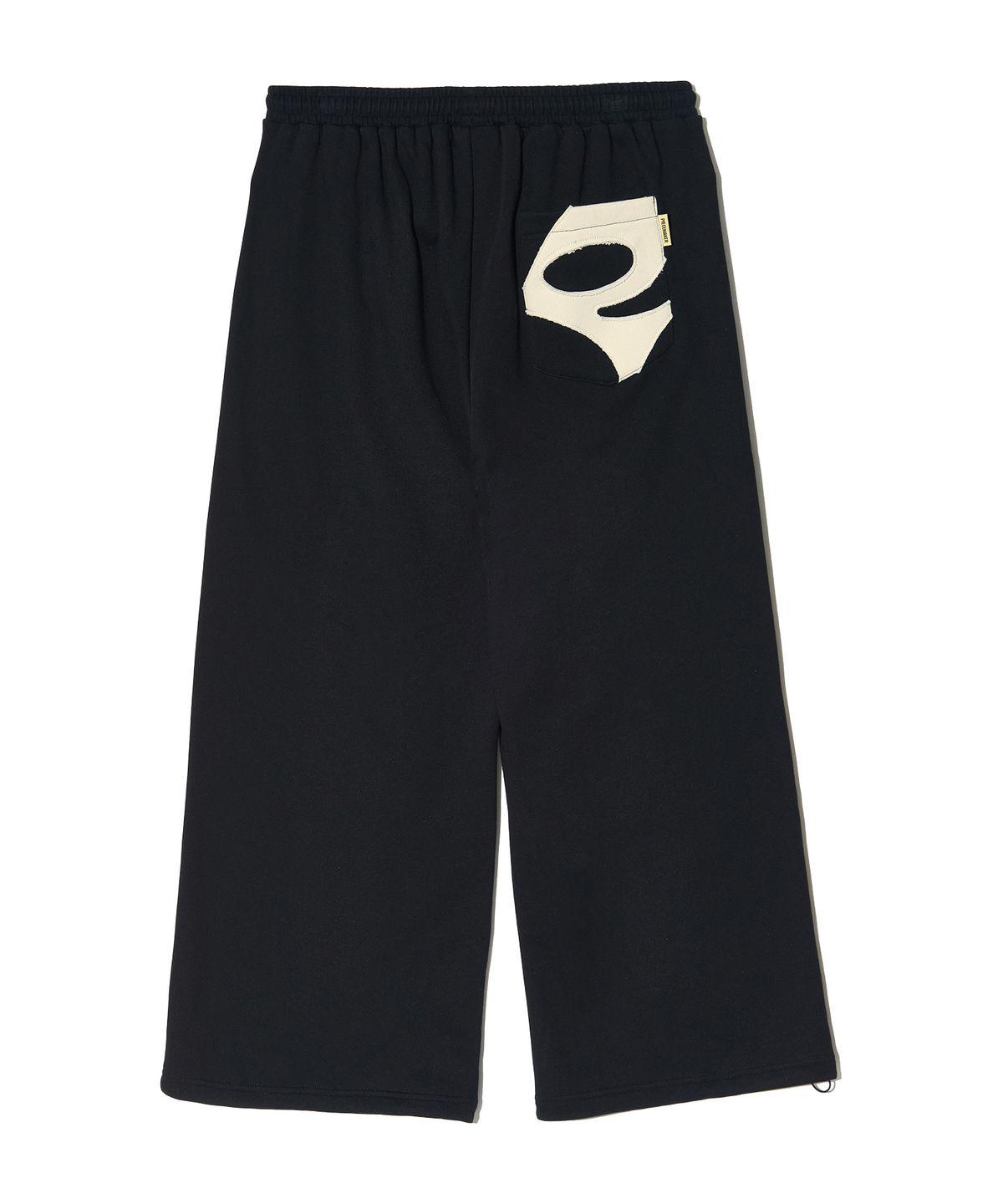 피스메이커(PIECE MAKER) PCE POCKET APPLIQUE SWEAT PANTS (BLACK)