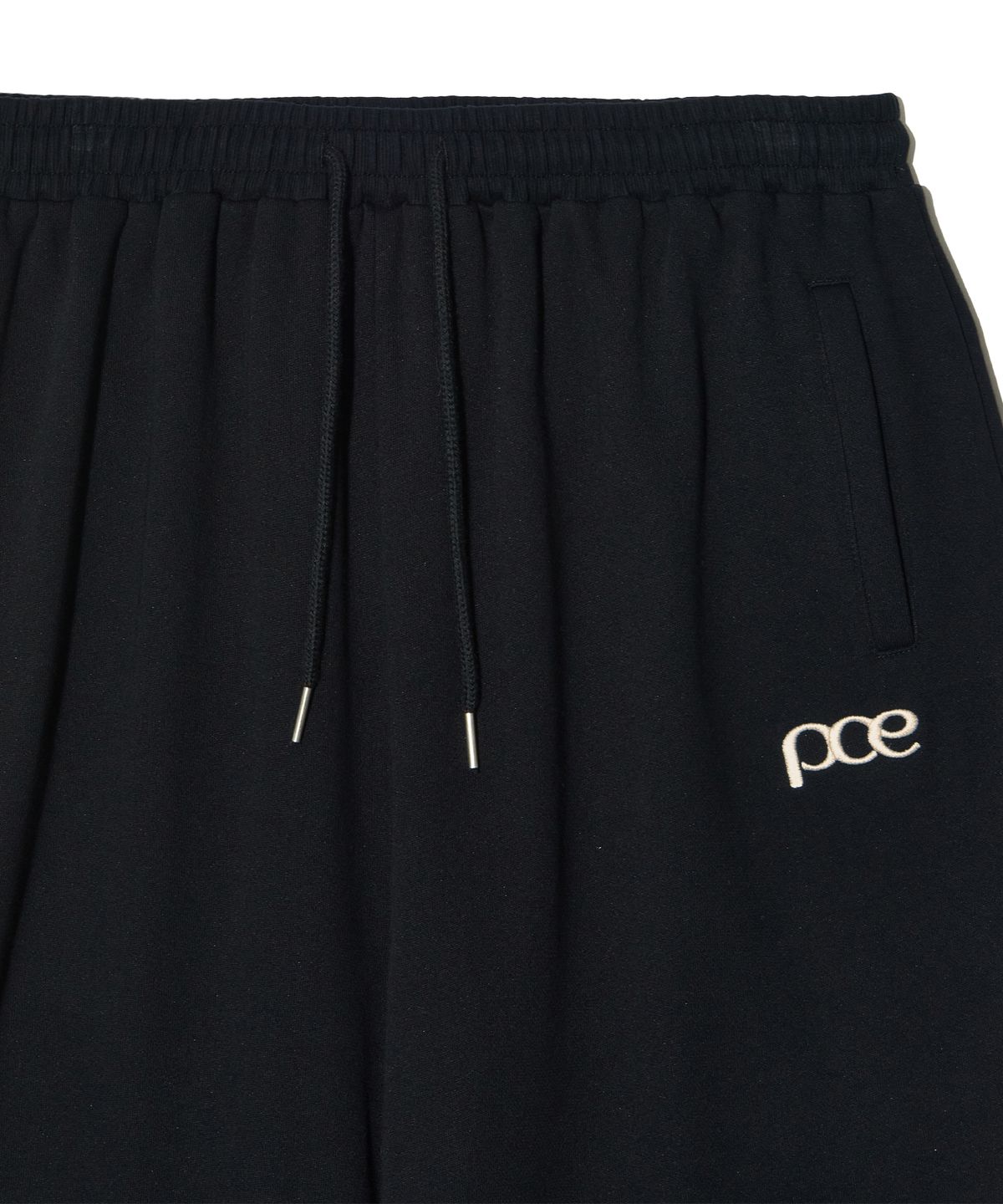 피스메이커(PIECE MAKER) PCE POCKET APPLIQUE SWEAT PANTS (BLACK)