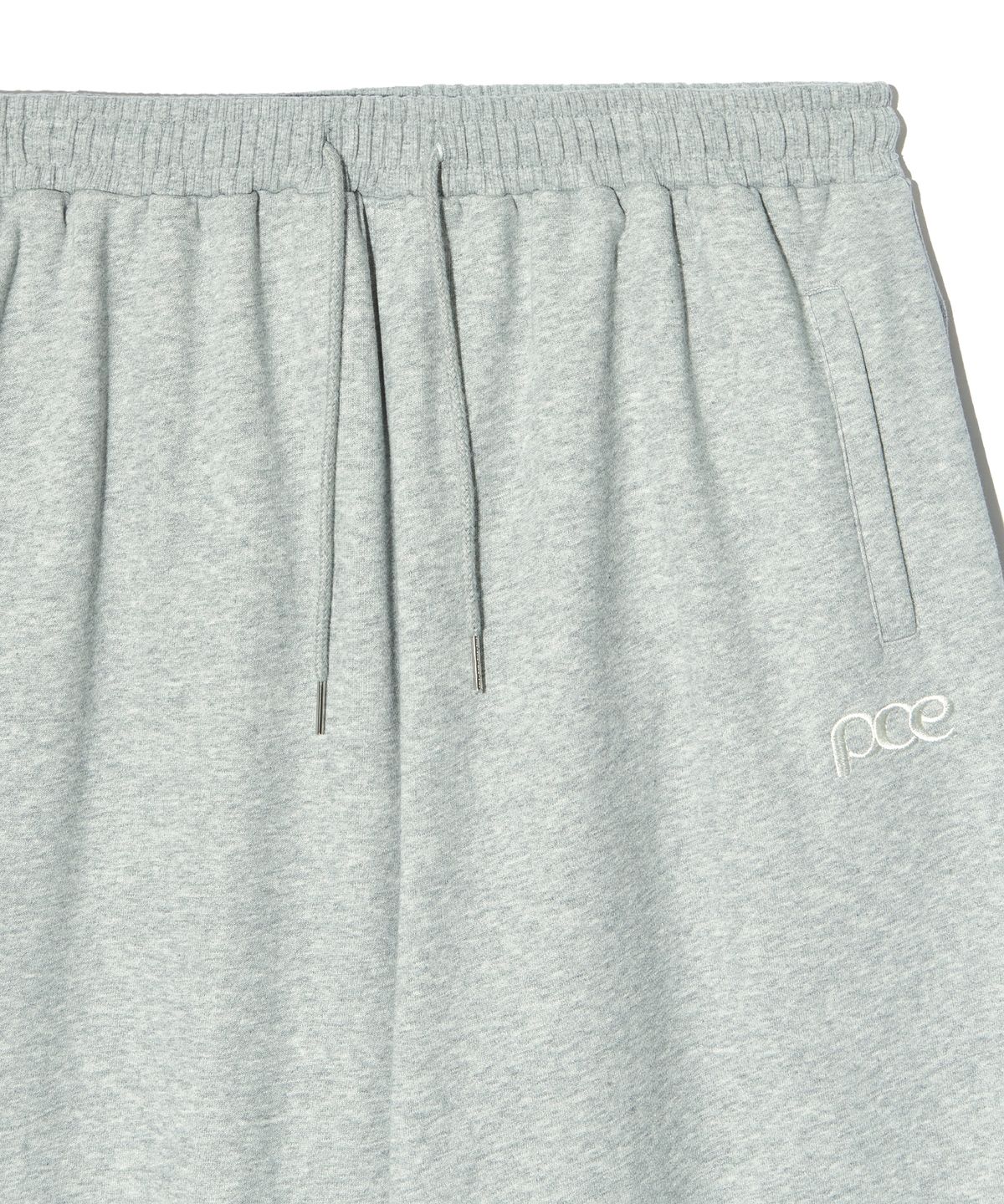 피스메이커(PIECE MAKER) PCE POCKET APPLIQUE SWEAT PANTS (GREY)