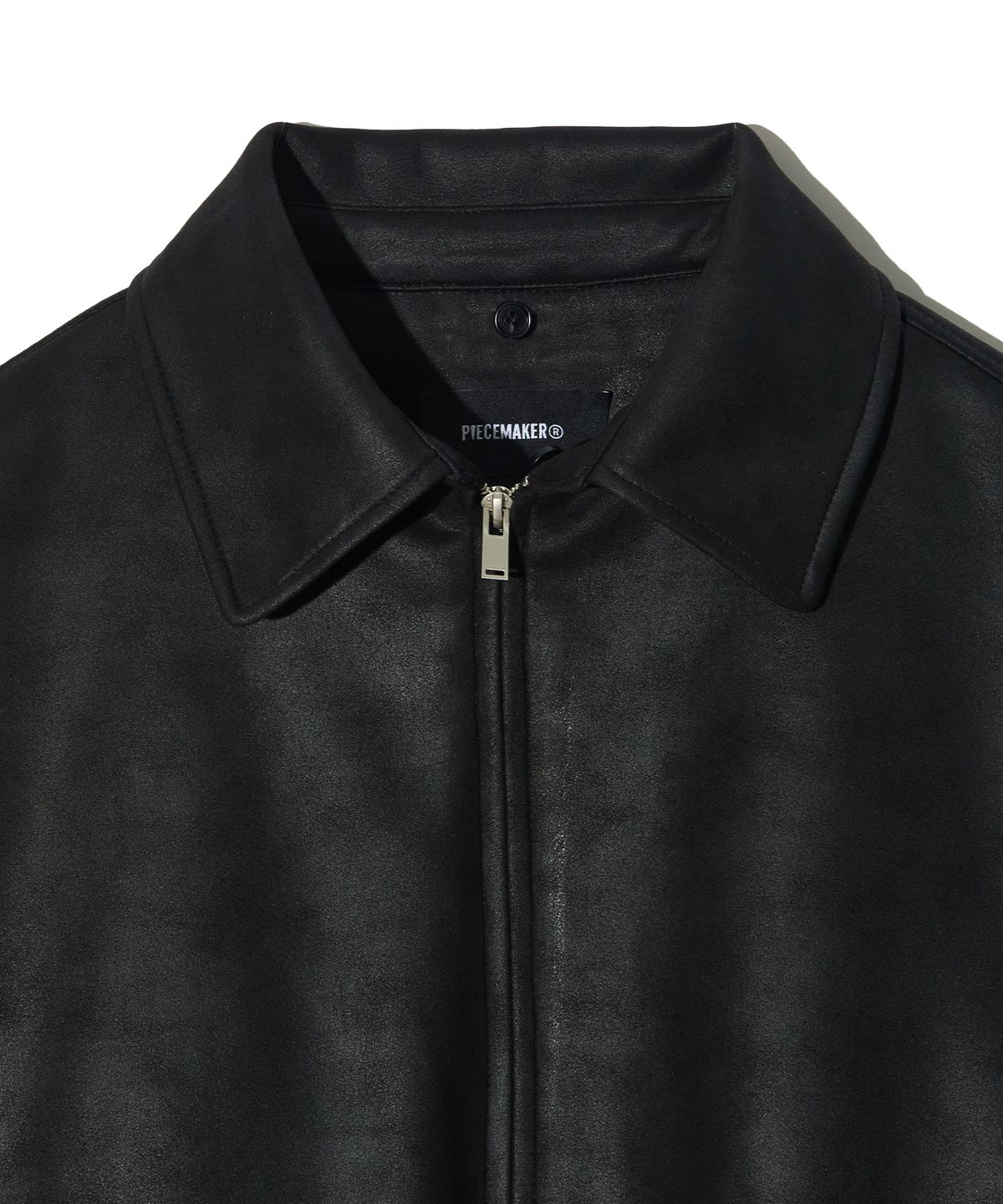 피스메이커(PIECE MAKER) [2TYPE] SUEDE MUSTANG PADDED BLOUSON (BLACK)