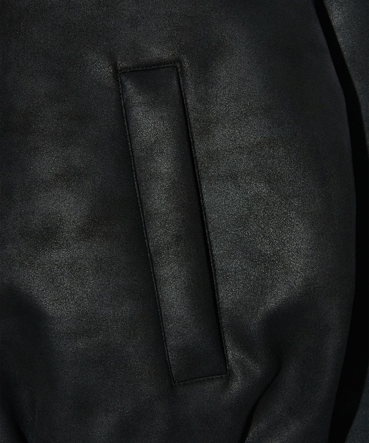 피스메이커(PIECE MAKER) [2TYPE] SUEDE MUSTANG PADDED BLOUSON (BLACK)