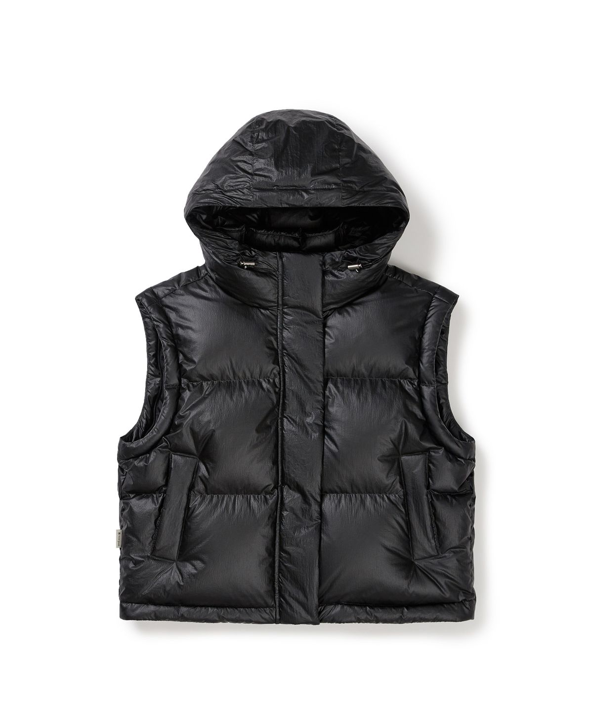 스노우피크 어패럴(SNOWPEAK APPAREL) 글로시 여성 후드 디테쳐블 푸퍼 다운 자켓 (S24WWTDJ23) Black