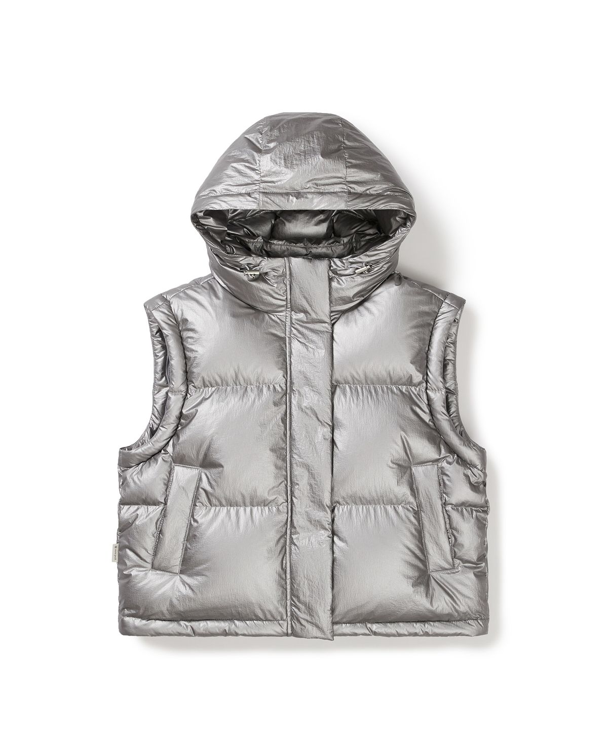 스노우피크 어패럴(SNOWPEAK APPAREL) 글로시 여성 후드 디테쳐블 푸퍼 다운 자켓 (S24WWTDJ23) Silver