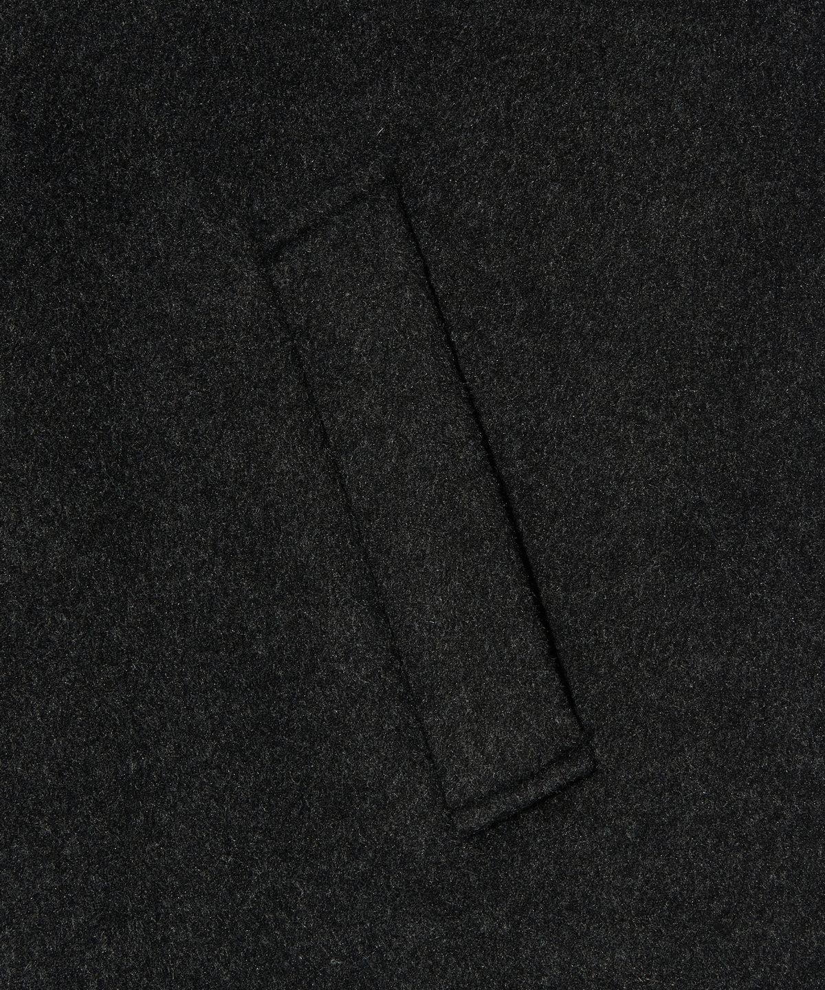 피스메이커(PIECE MAKER) HAND STITCH HOODIE MAXI WOOL COAT (CHARCOAL)