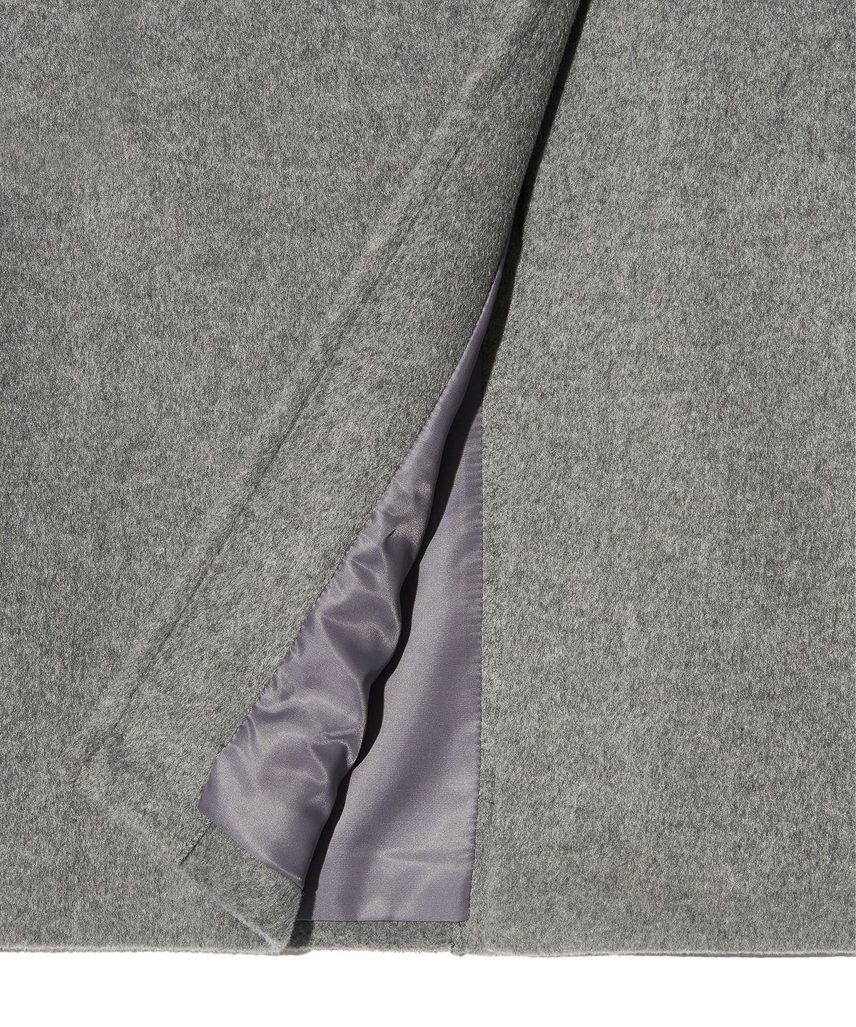 피스메이커(PIECE MAKER) HAND STITCH HOODIE MAXI WOOL COAT (GREY)