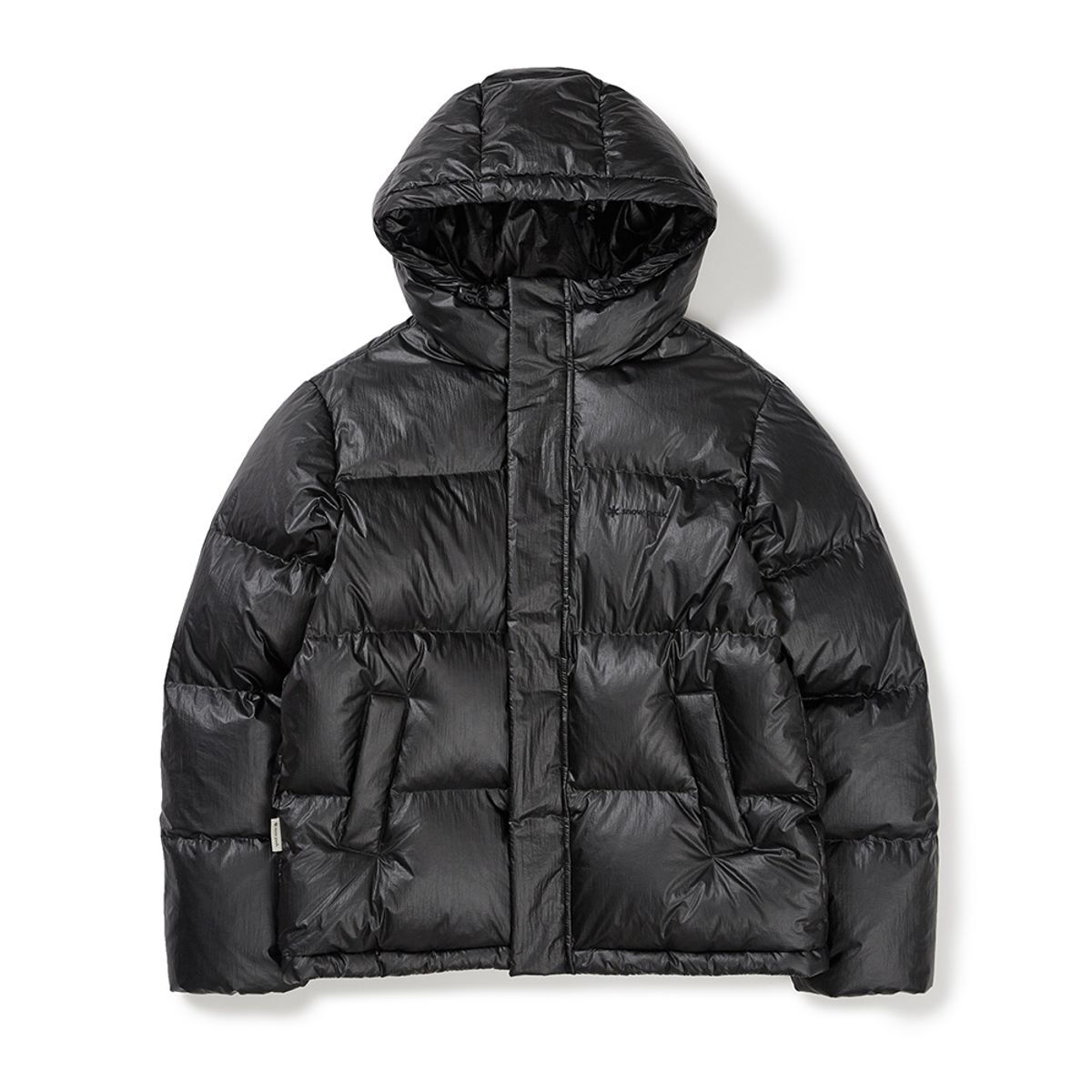 스노우피크 어패럴(SNOWPEAK APPAREL) 글로시 후드 푸퍼 다운 자켓 (S24WMTDJ22) Black