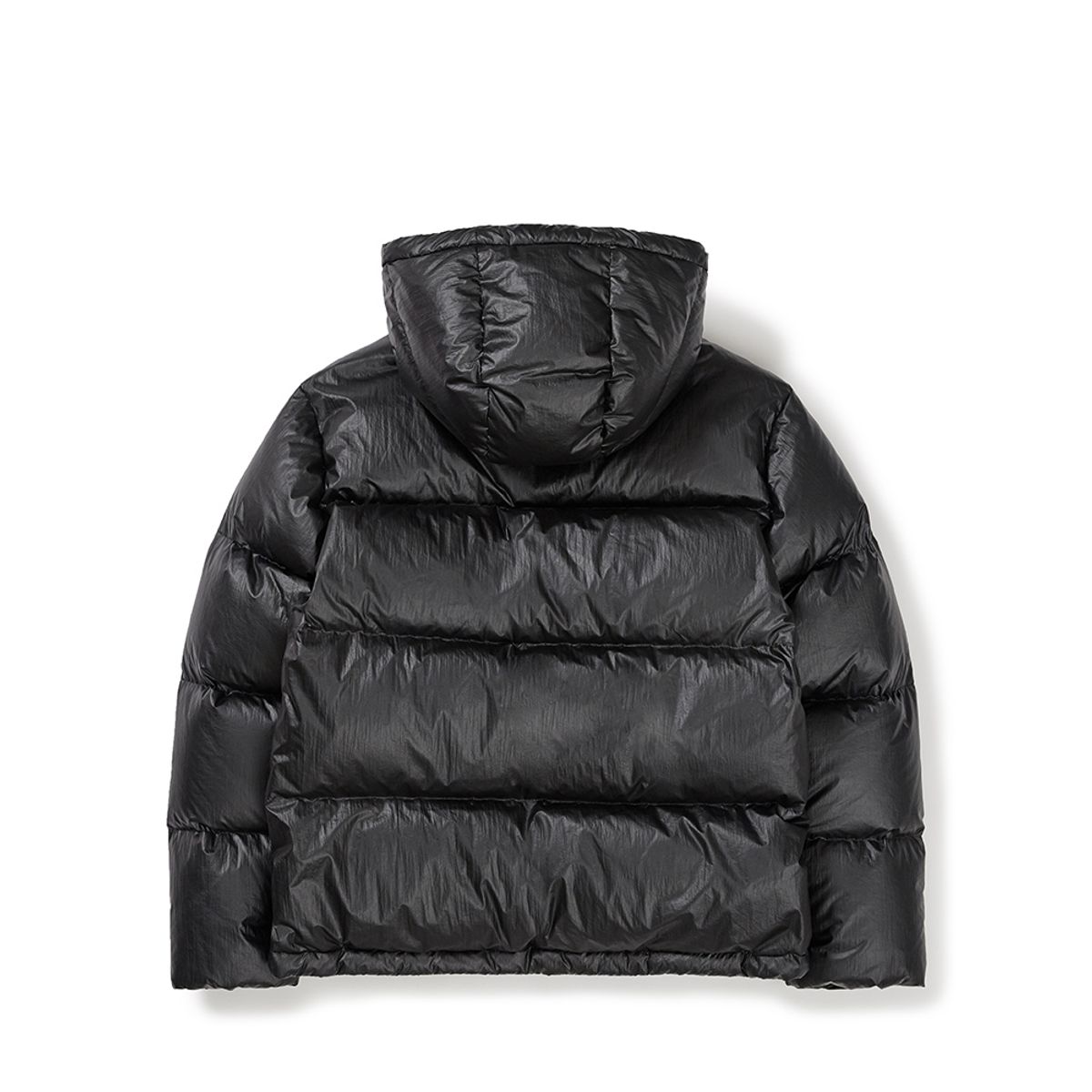 스노우피크 어패럴(SNOWPEAK APPAREL) 글로시 후드 푸퍼 다운 자켓 (S24WMTDJ22) Black
