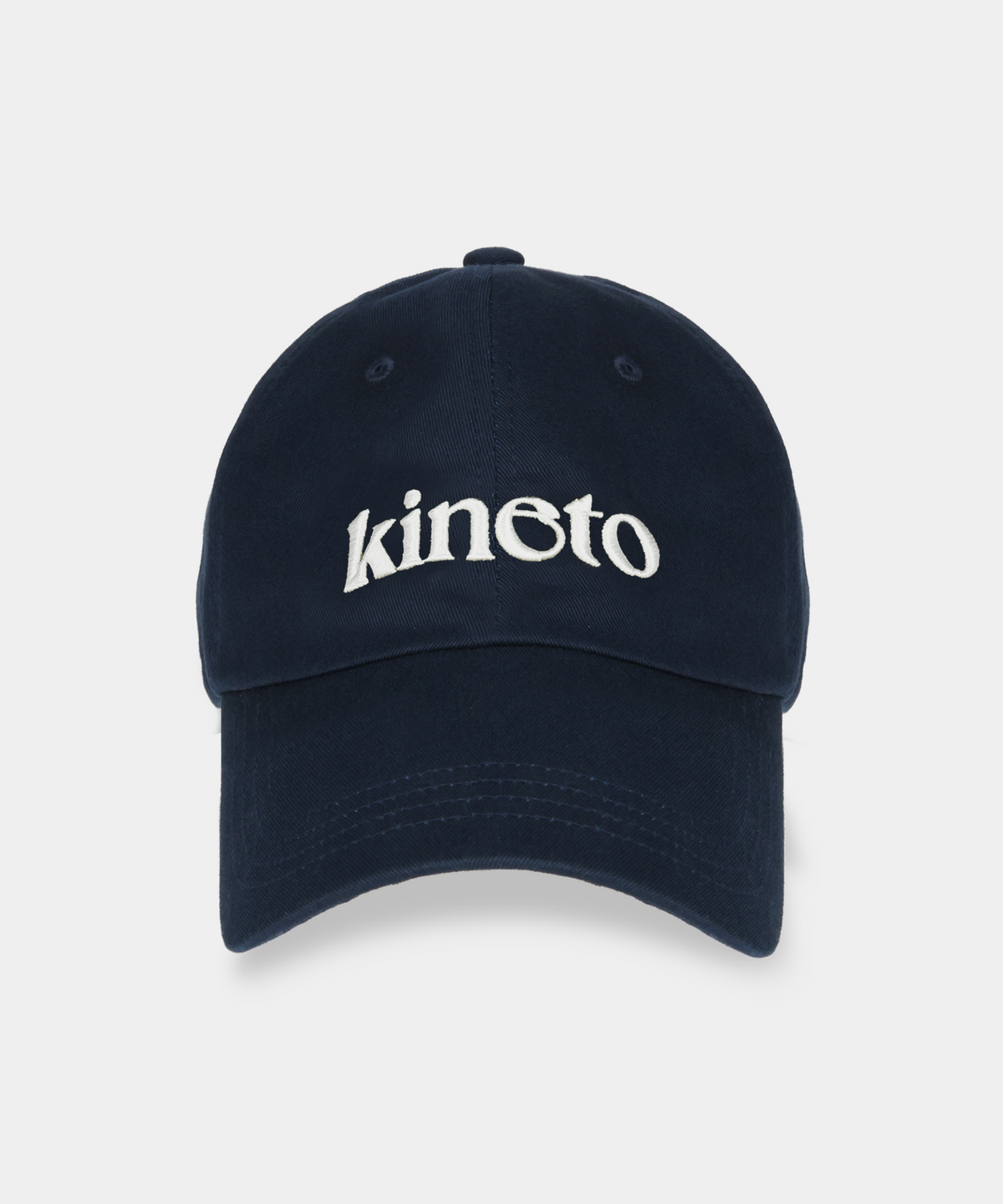 키네토(KINETO) 우먼 시그니처 로고 볼캡_네이비