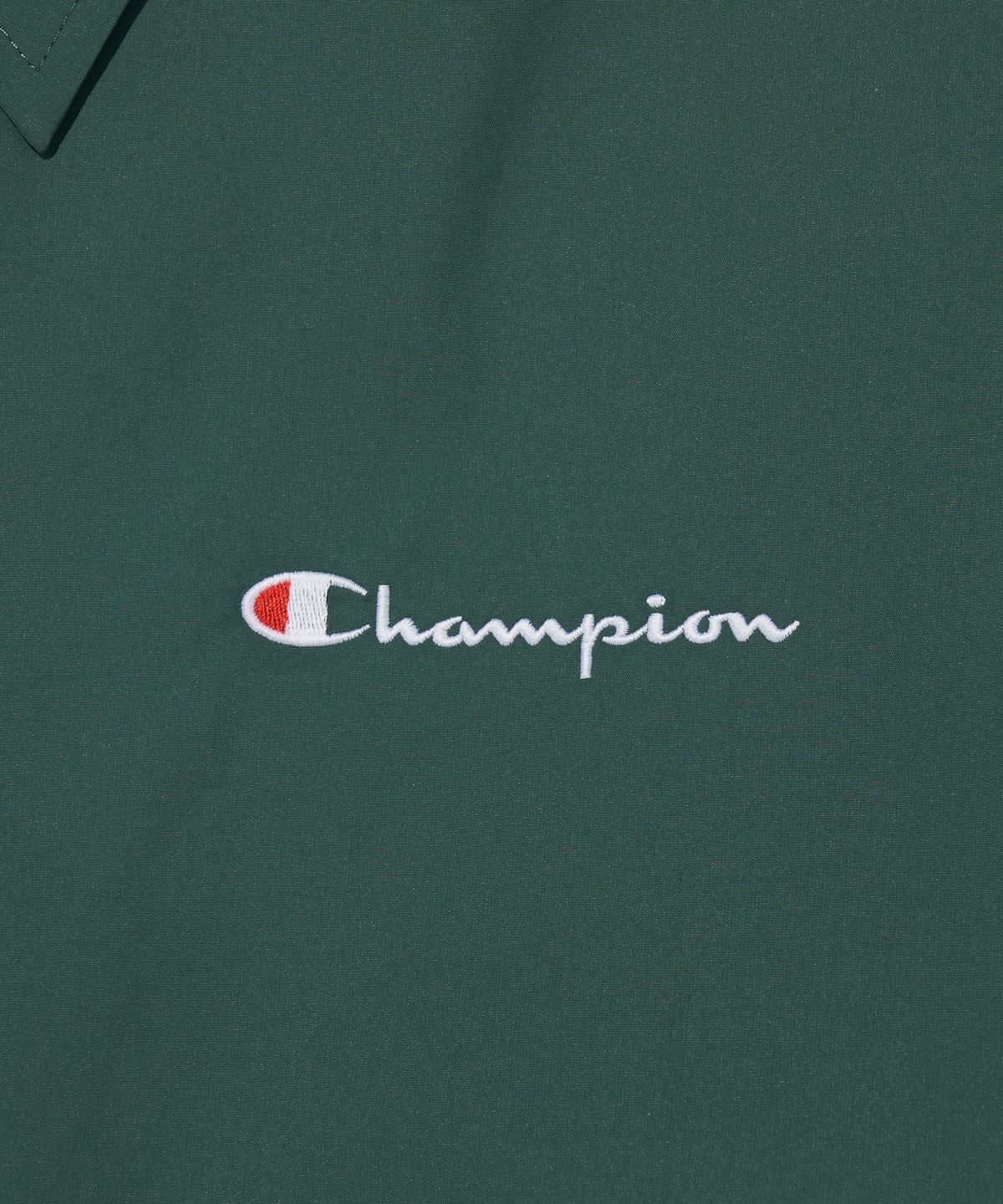 챔피온(CHAMPION) 폴리에스터 메쉬 안감 코치 재킷 Dark Green